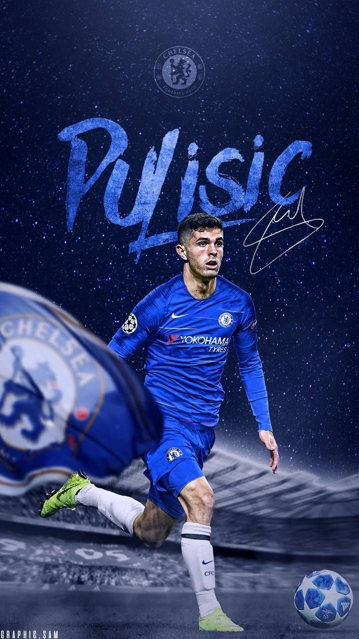 720x1280 Christian Pulisic Wallpaper for mobile phone, tablet, desktop computer and other devices HD and 4K wallpaper. Chelsea team, Christian pulisic, Chelsea players, Phone