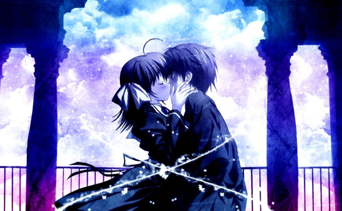 1170x720 Anime Love Kiss Six Girl And Boy Kissing, Desktop