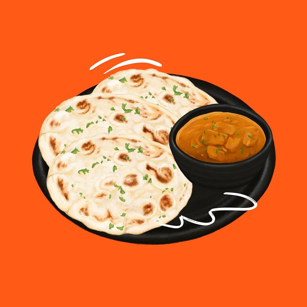 1000x1000 Naan Bread Image Wallpaper, Phone