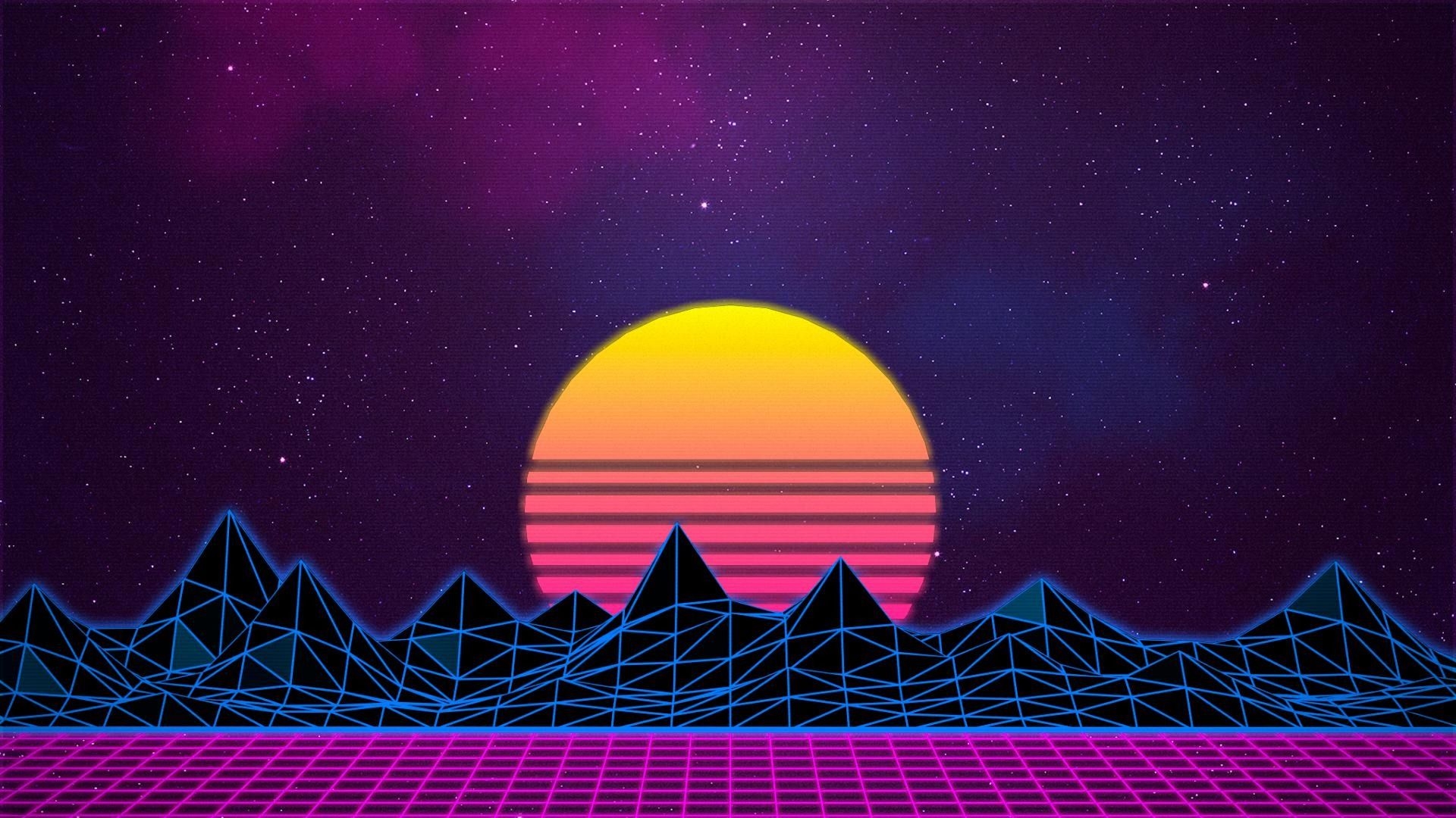 1920x1080 Retro Sunset Fond D'écran HD. Arrière Planx1080, Desktop