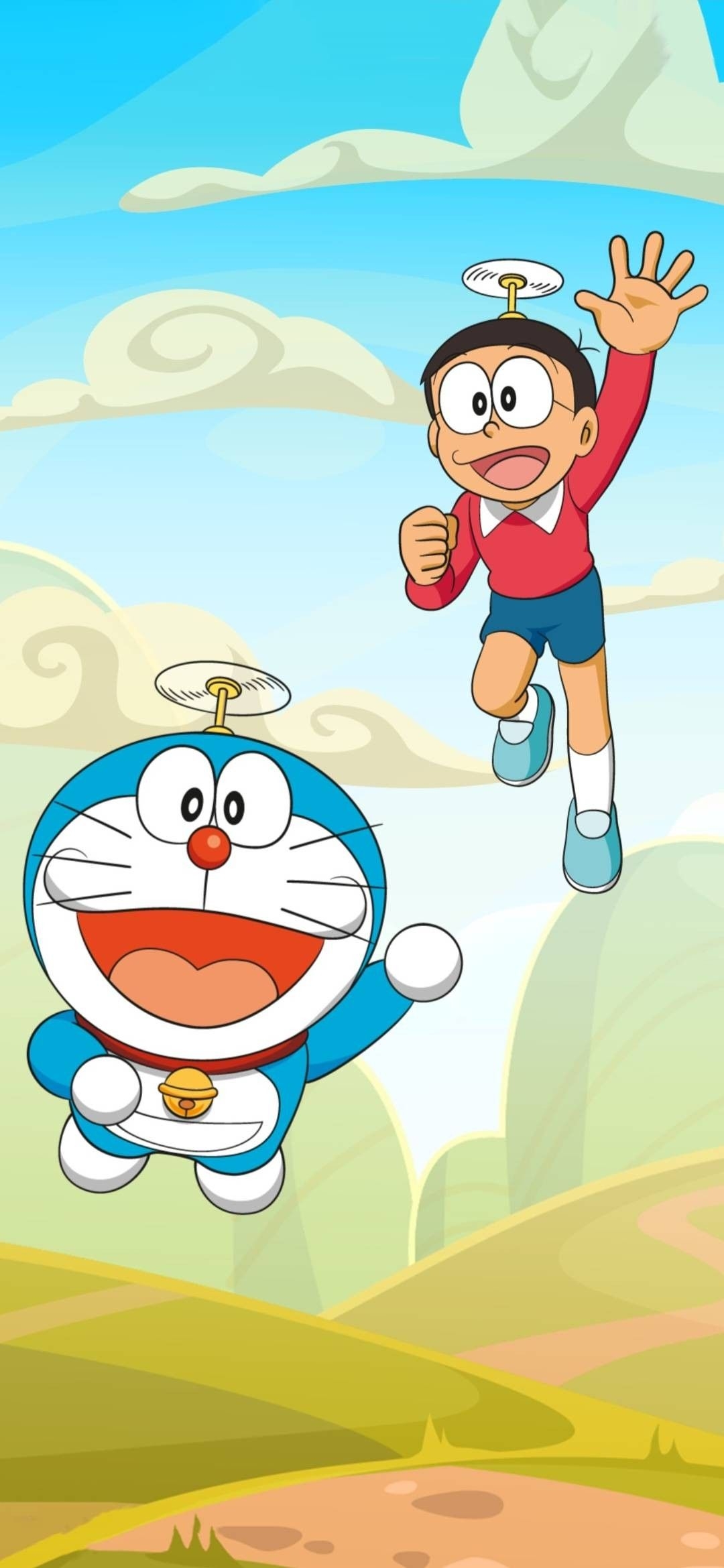 1080x2340 Doraemon and Nobita HD Wallpaper Free.in.com, Phone