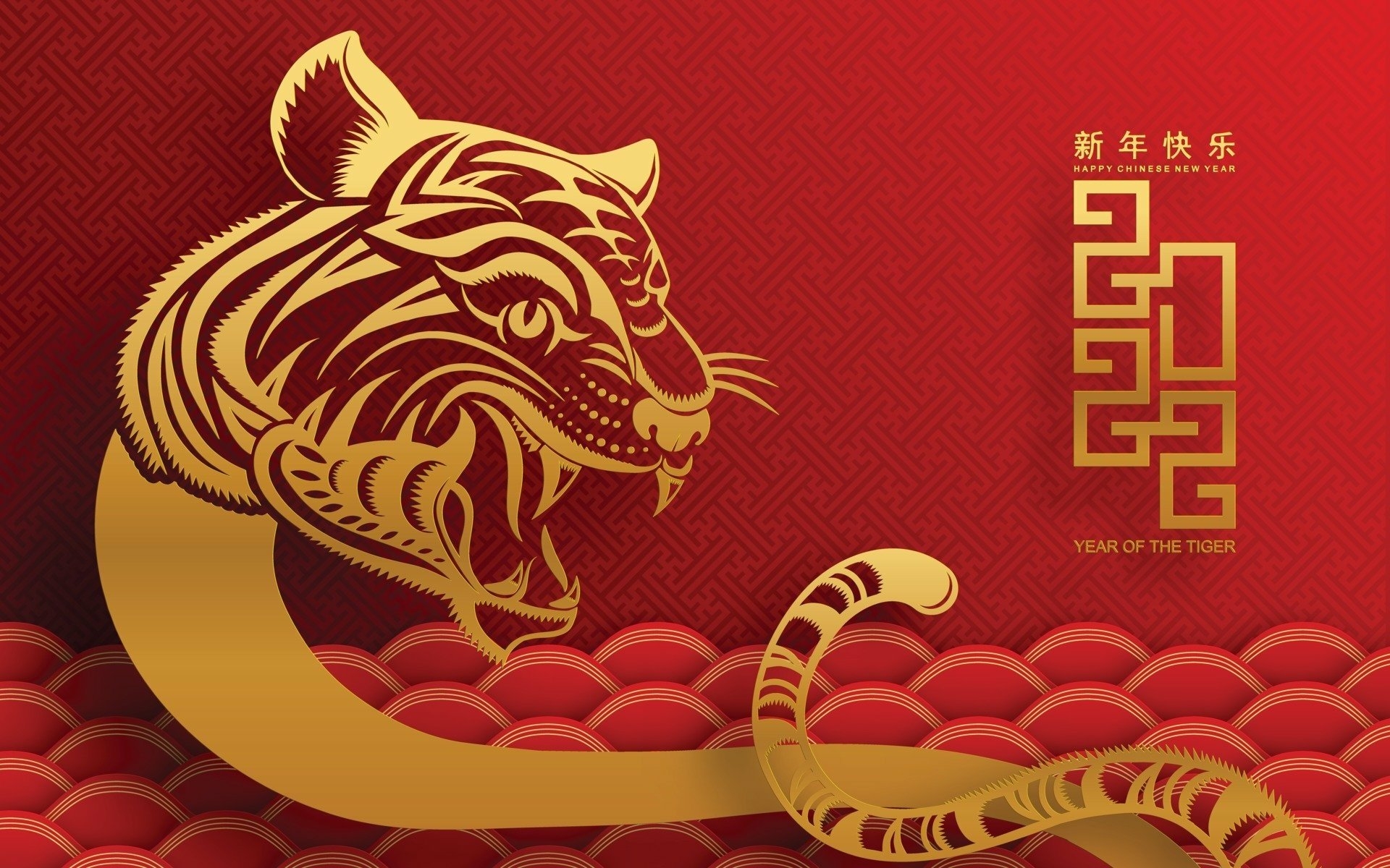 1920x1200 Year of the Tiger HD Wallpaper, Desktop