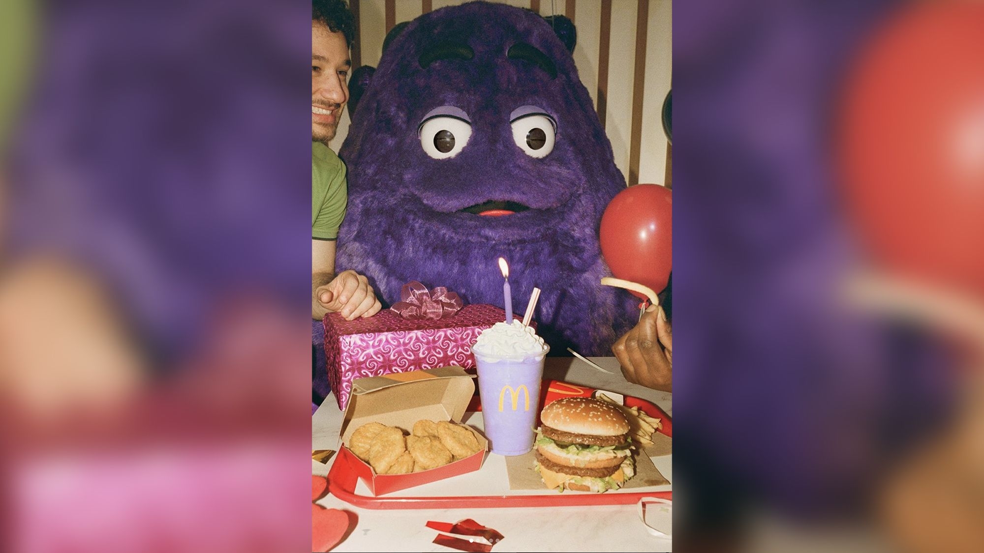 2000x1130 McDonald's bet on viral success with its Grimace shake. TikTok users are pretending it killed them, Desktop