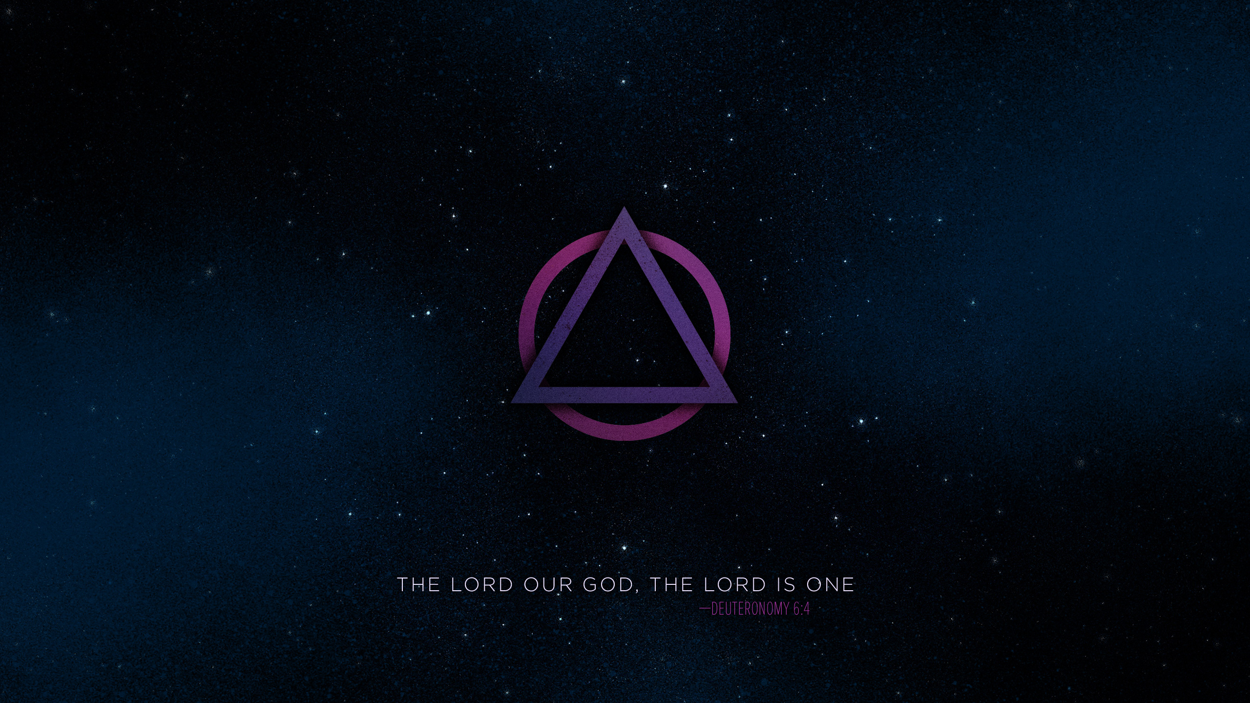 2560x1440 Wednesday Wallpaper: God is One, Desktop