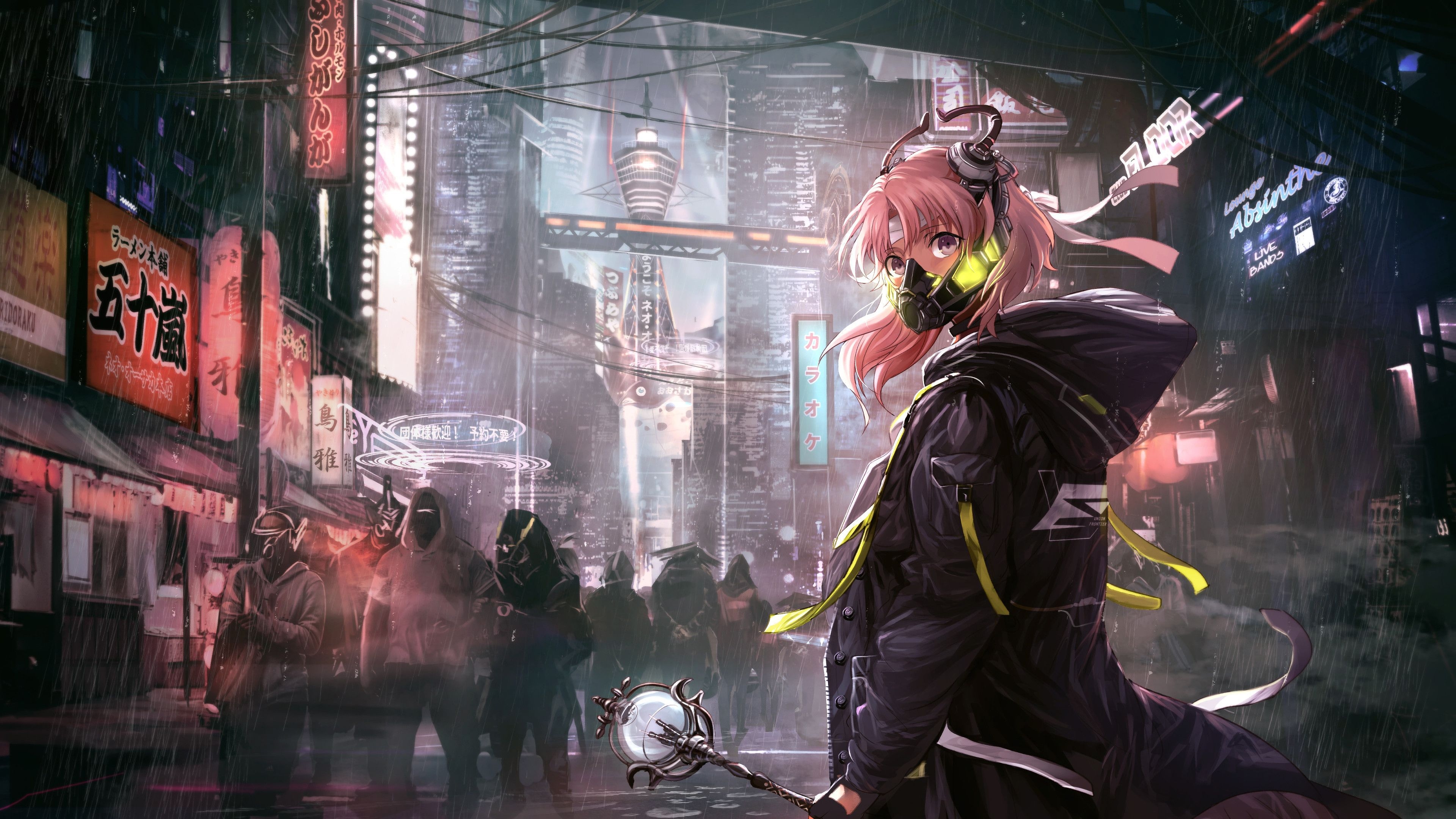 3840x2160 Cyberpunk Anime Wallpaper Free Cyberpunk Anime Background, Desktop