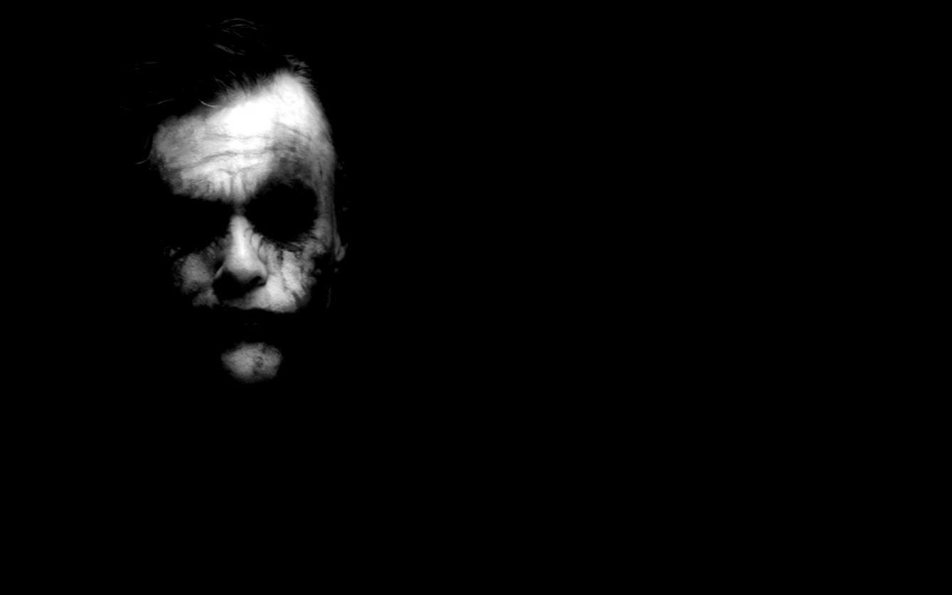 1340x840 The Joker Black Desktop Background, Desktop