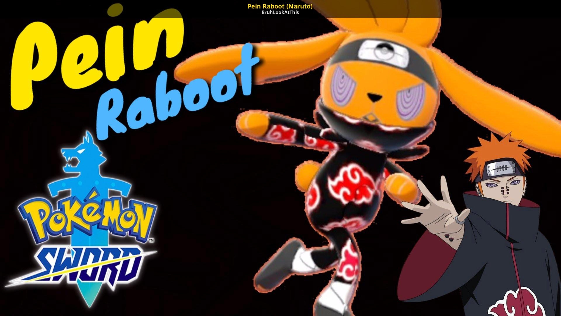 1920x1080 Pein Raboot (Naruto) [Pokemon Sword & Shield] [Skin Mods], Desktop