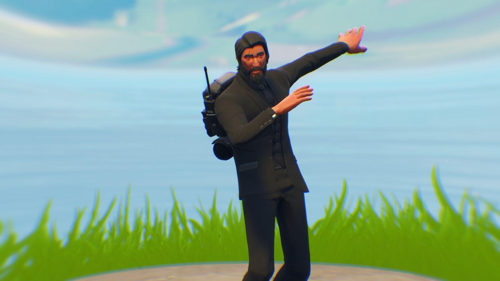 1600x900 Fortnite, John Wick dab wallpaper, Desktop