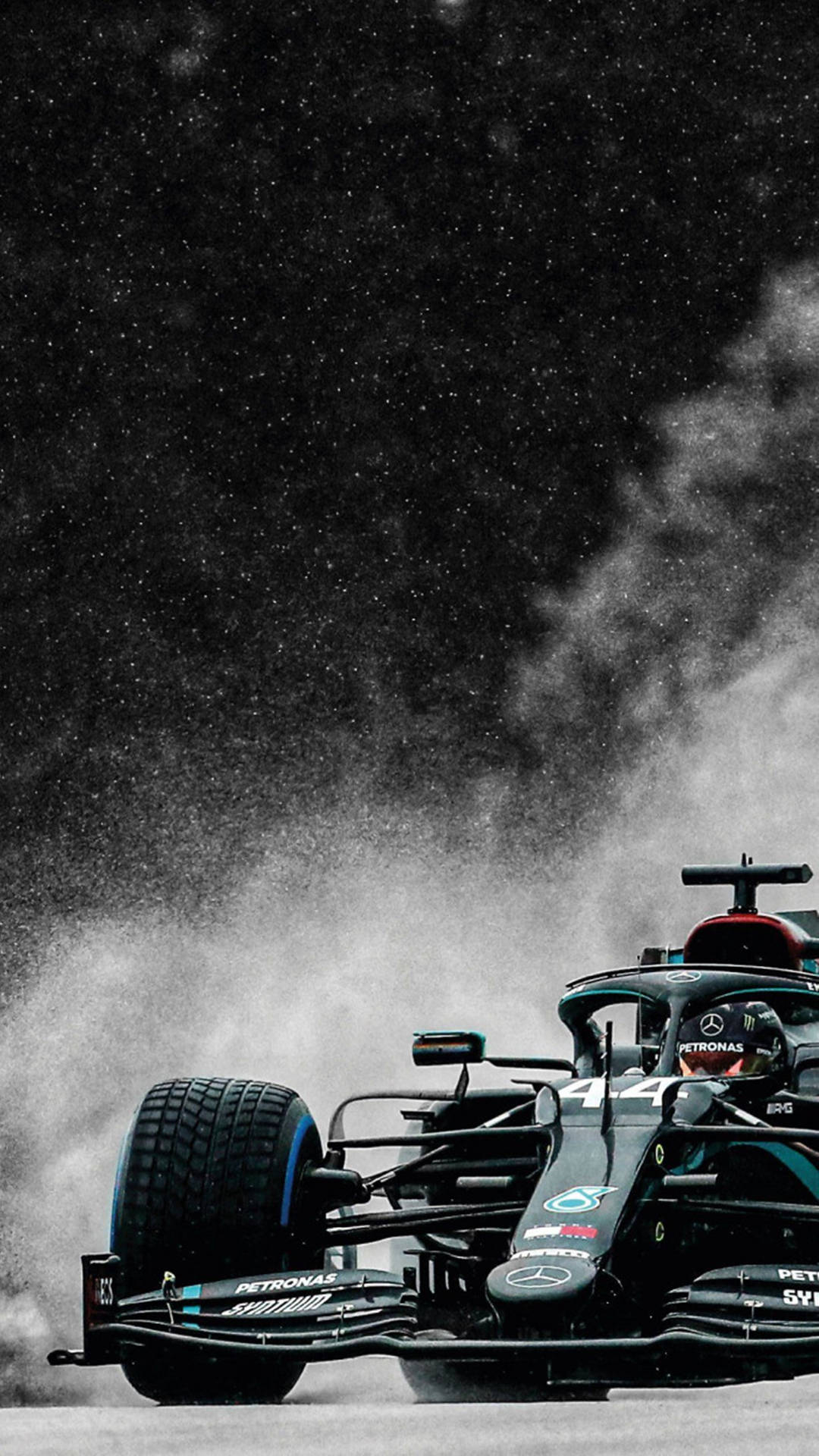 1080x1920 Download F1 Phone Black Mercedes, Phone