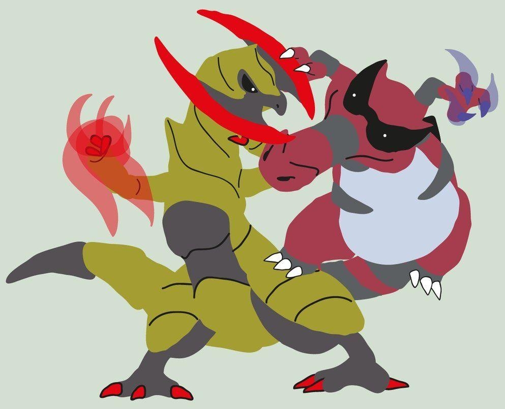1000x810 Krookodile Vs Haxorus, Desktop