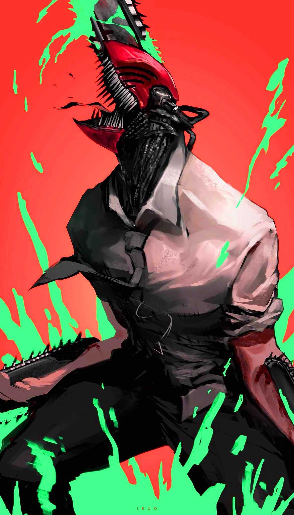 1170x2050 Chainsaw Man Background, Phone