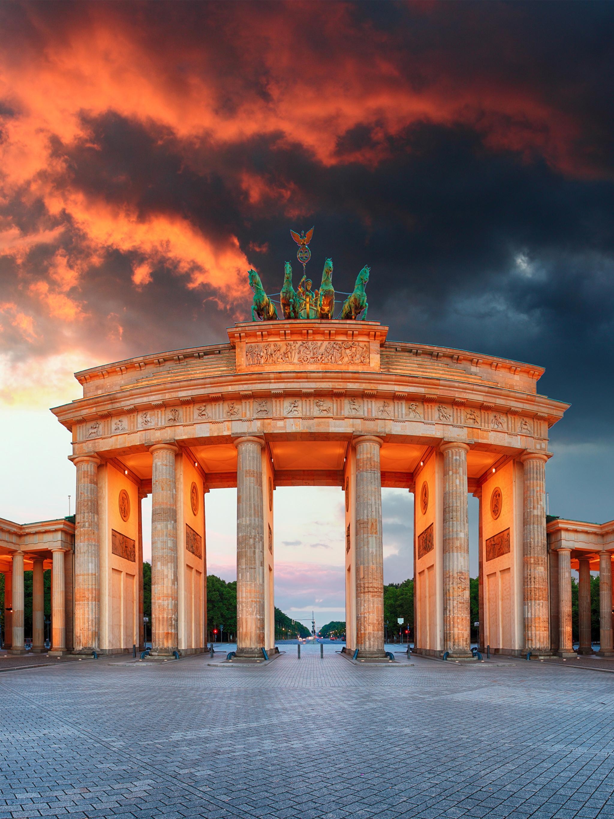 2050x2740 Photos Berlin Germany Town square Column Brandenburg Gate, Phone