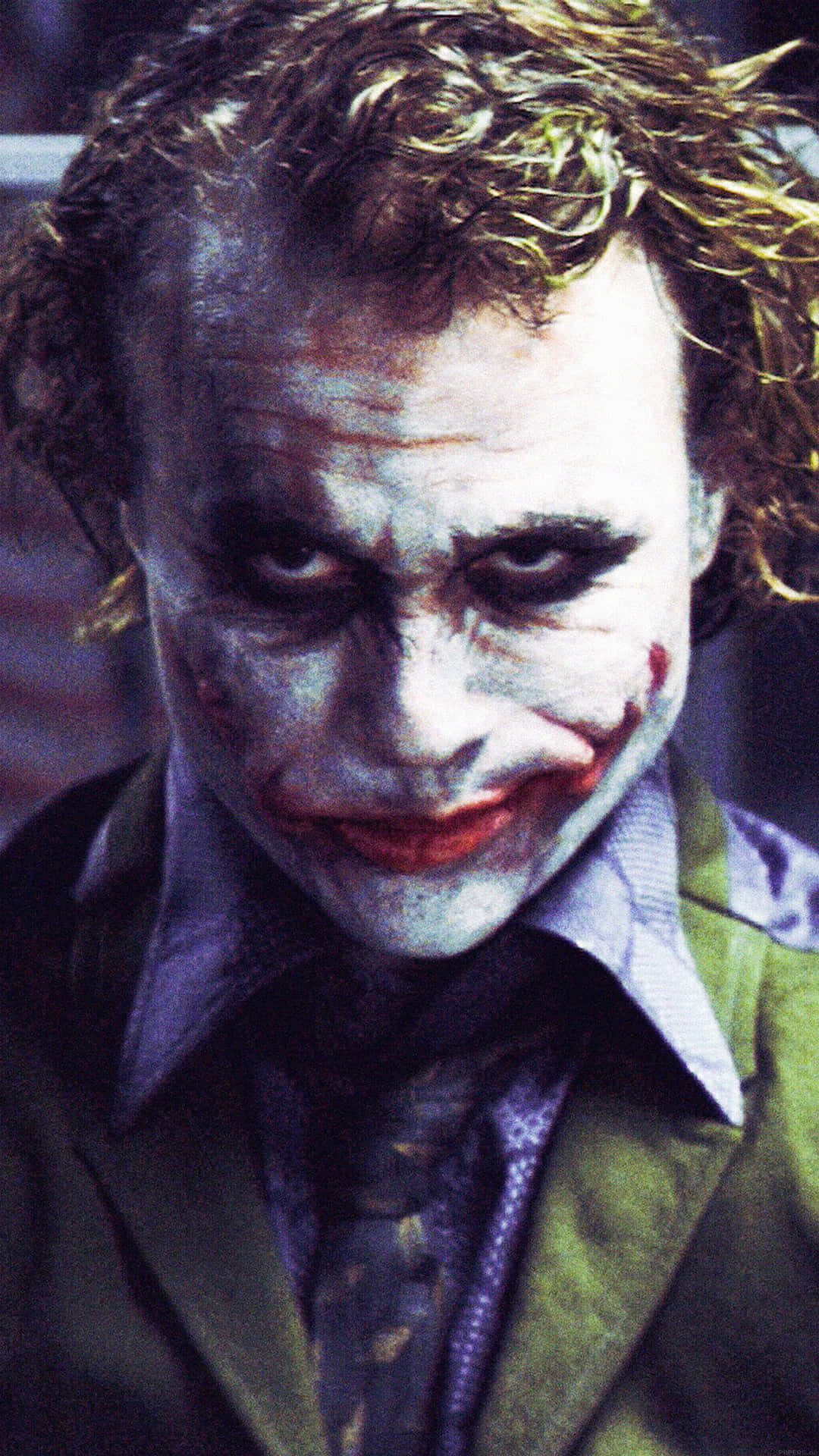 1080x1920 Serious Heath Ledger Joker Wallpaper, Phone