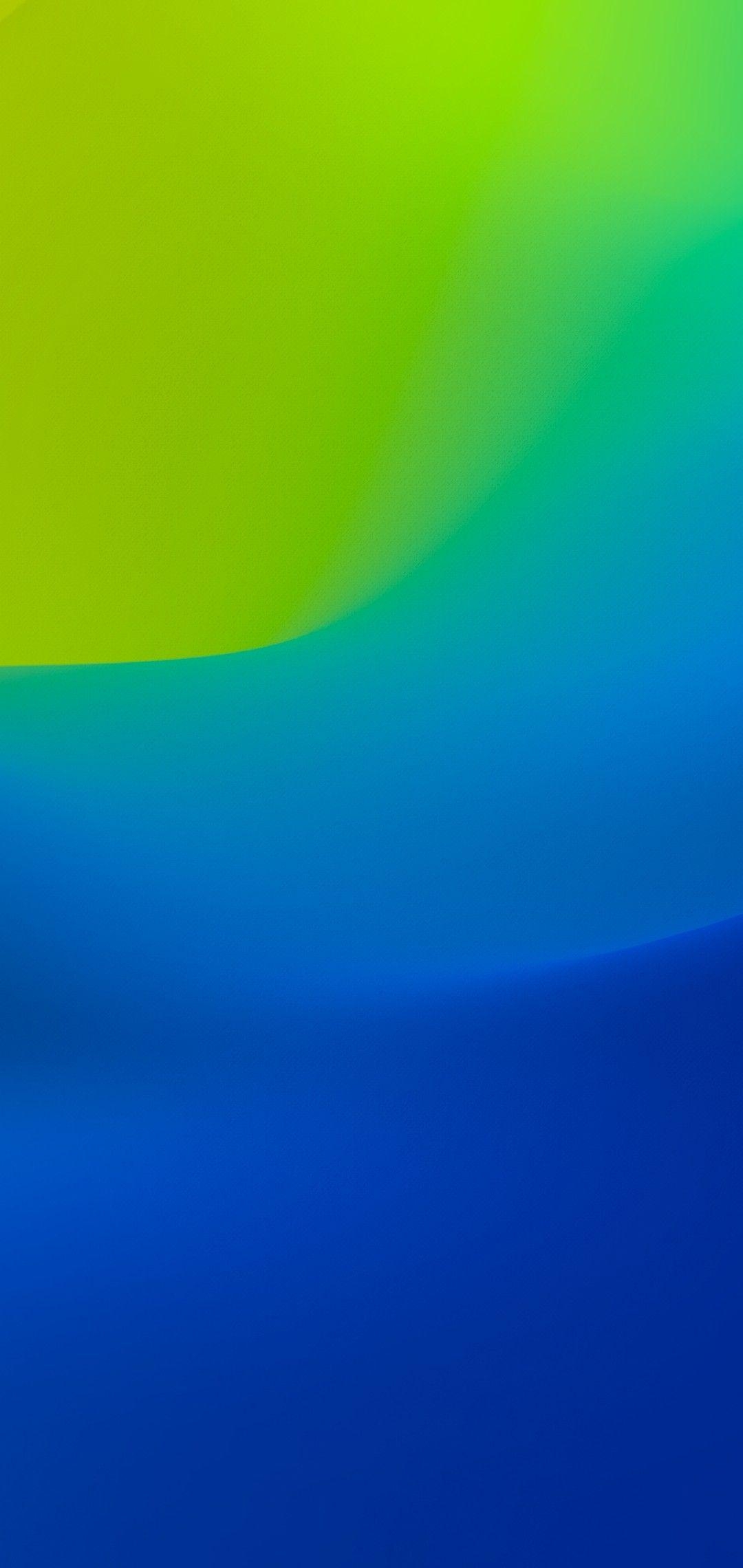 1080x2280 iOS iPhone X, blue, green, clean, simple, abstract, apple, Phone