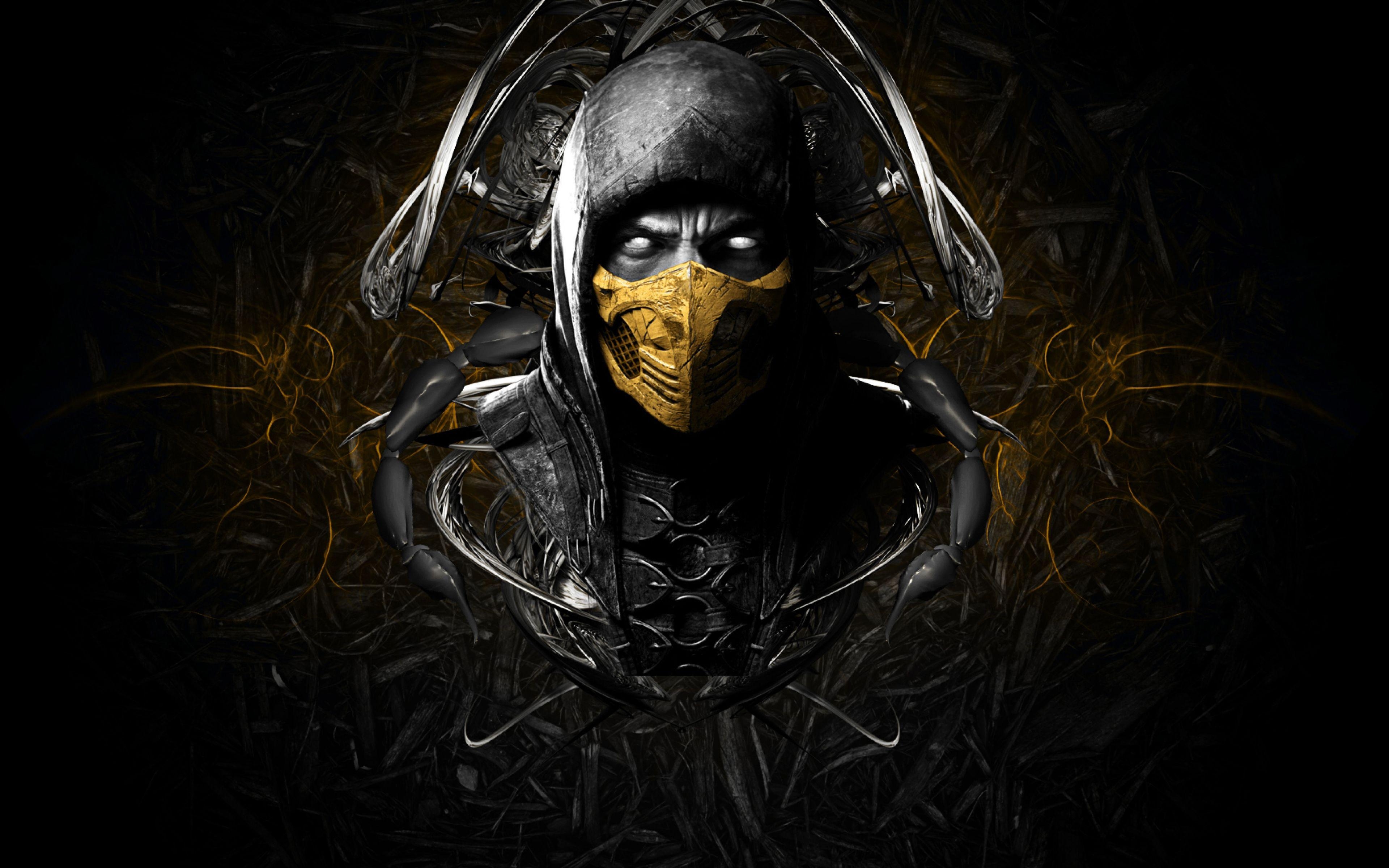 3840x2400 Scorpion (Mortal Kombat) HD Wallpaper, Desktop