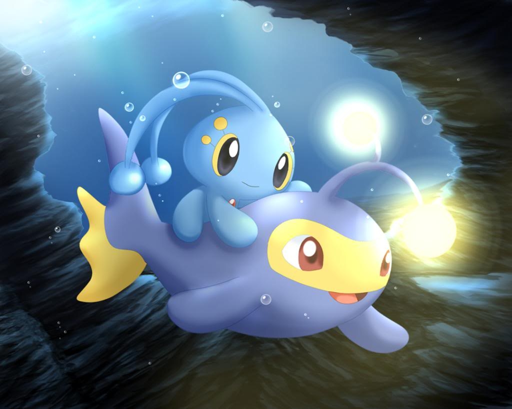 1030x820 Manaphy and Lanturn. Pokémon. Pokémon, Desktop