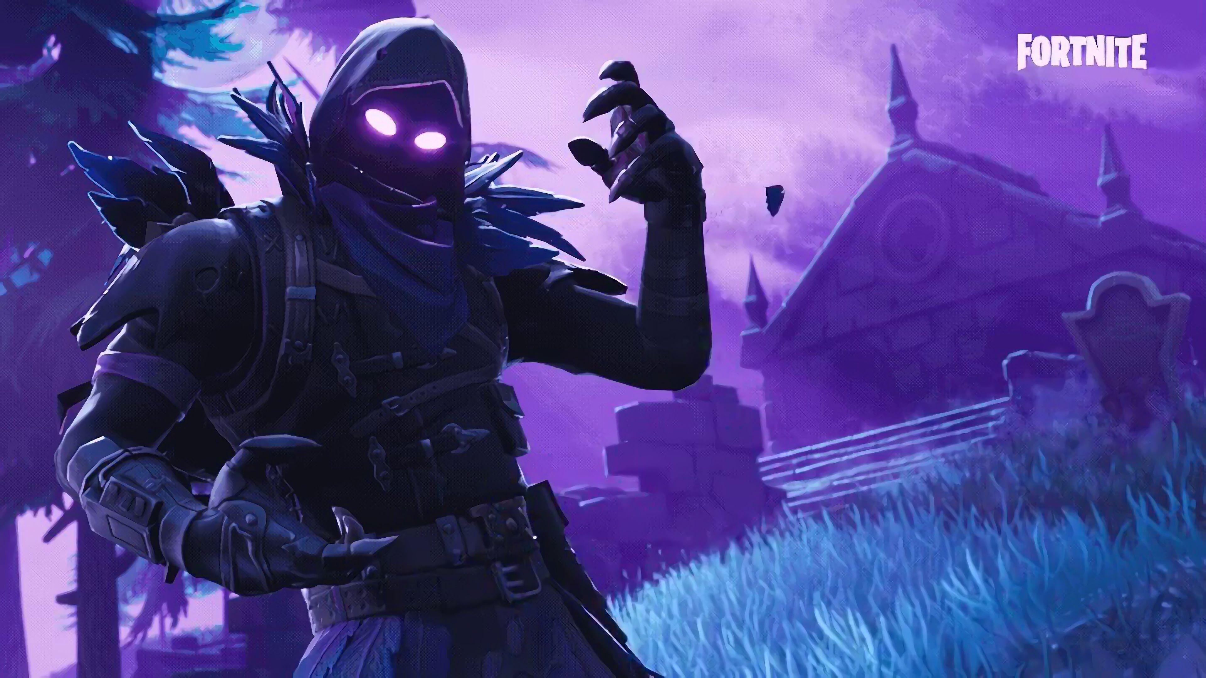 3840x2160 Raven, Fortnite Battle Royale, Video Game, 3840x Wallpaper, Desktop