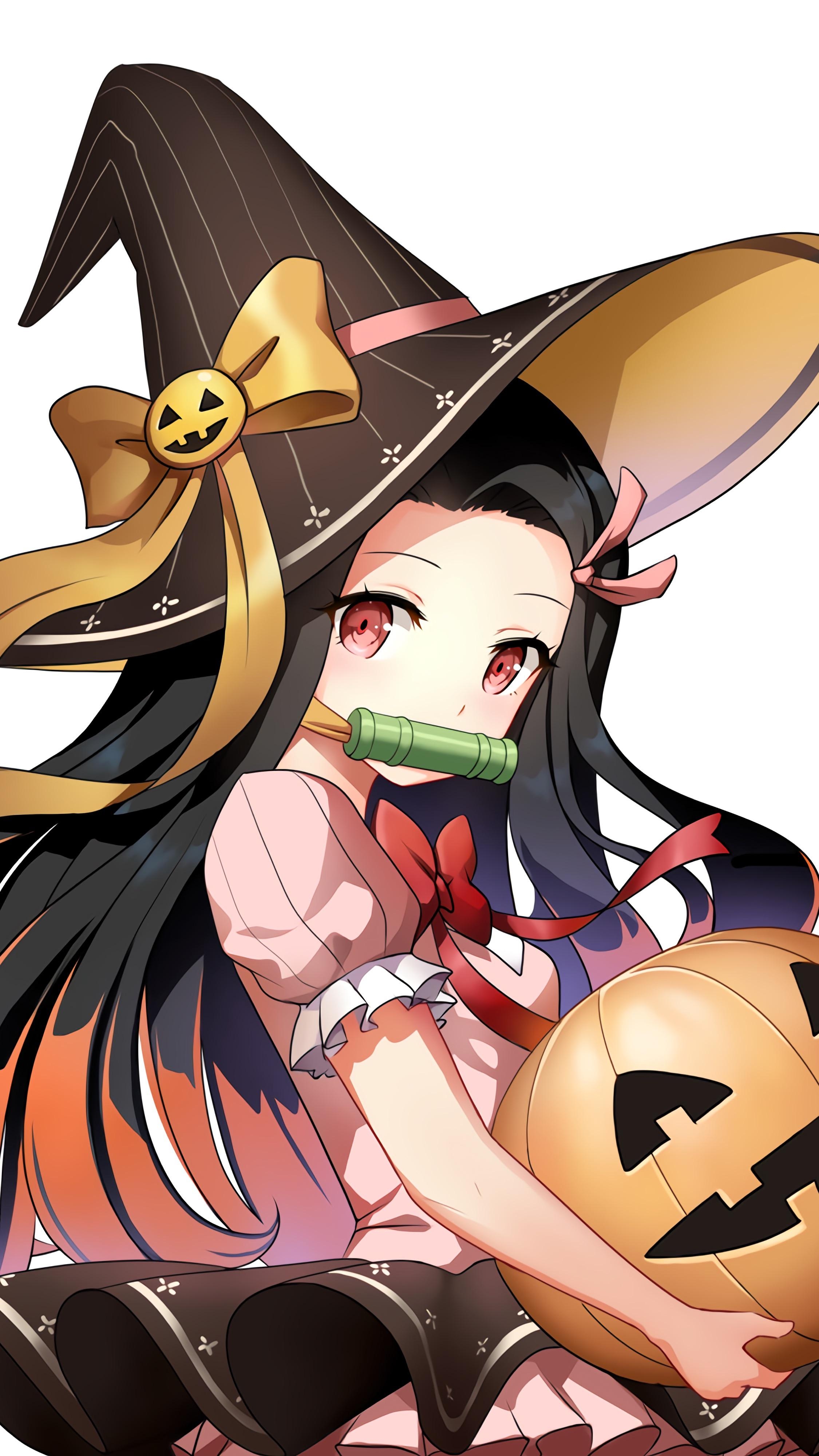 2250x4000 Halloween Nezuko, Phone