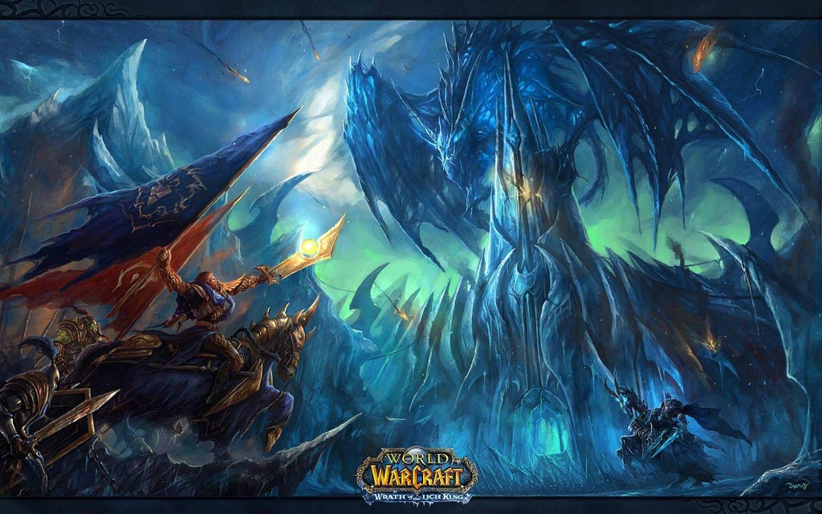 1680x1050 Download free World Of Warcraft Halls Of Reflection Lich King, Desktop