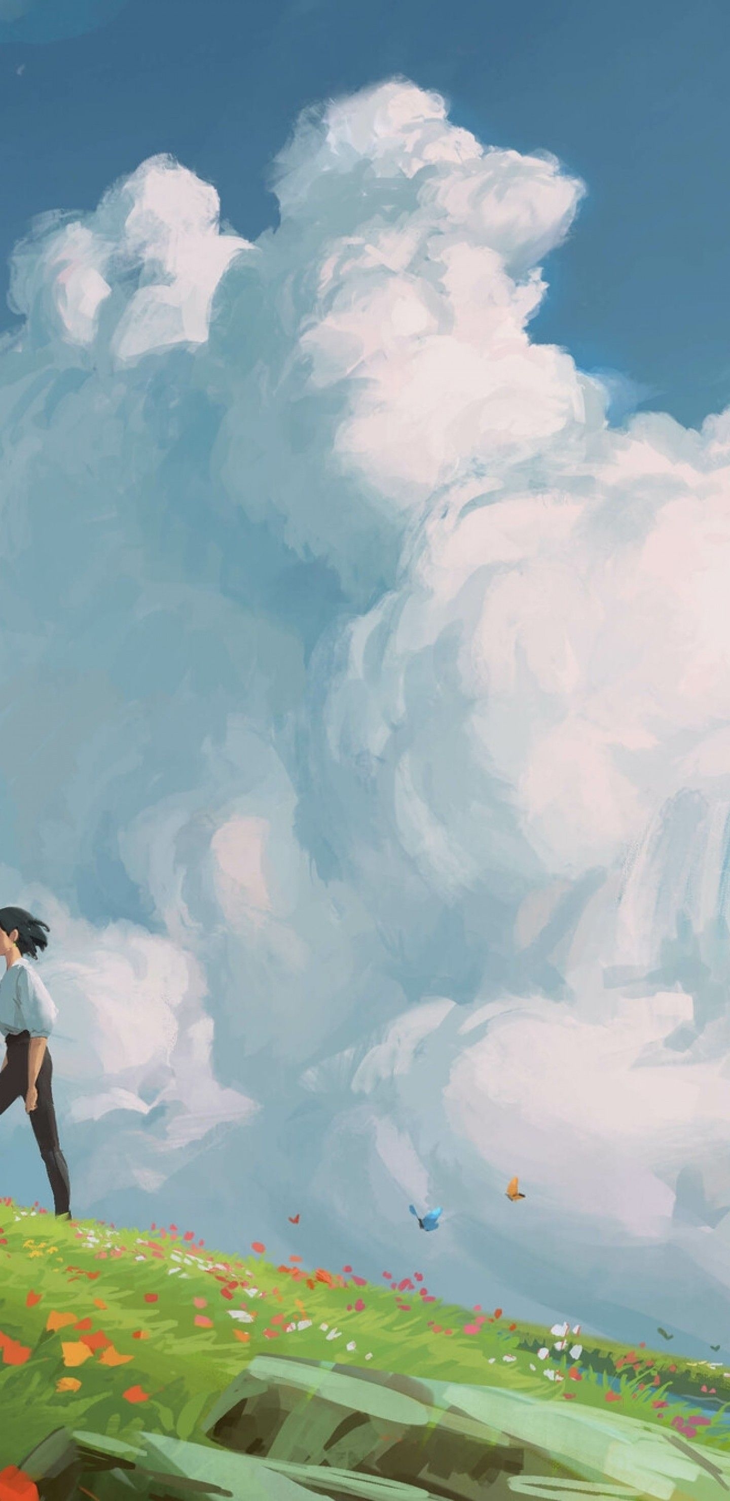 1440x2960 Howl S Moving Castle, Sophie Hatter, Howl, Artwork, Howl's Moving Castle HD Wallpaper, Phone