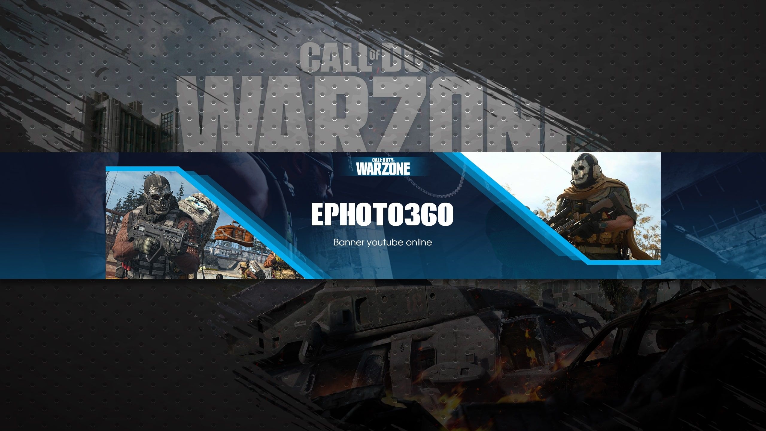 2560x1440 Create Call of Duty Warzone YouTube Banner Online, Desktop