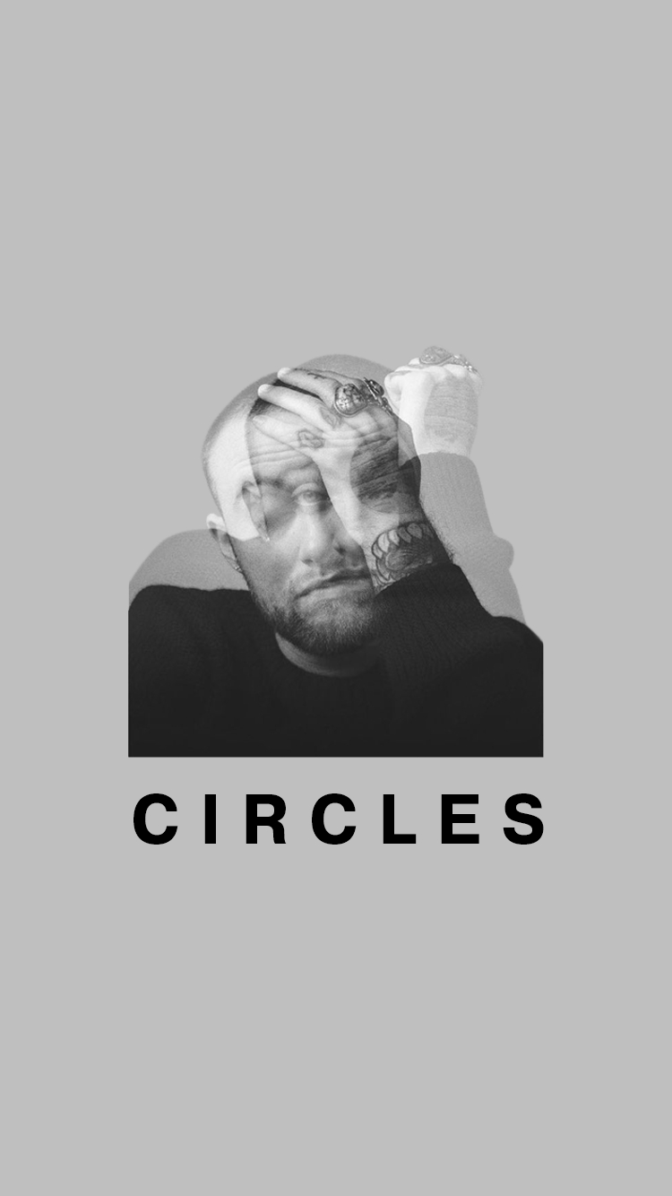 750x1340 Mac Miller Circles Album Cover iPhone, Phone