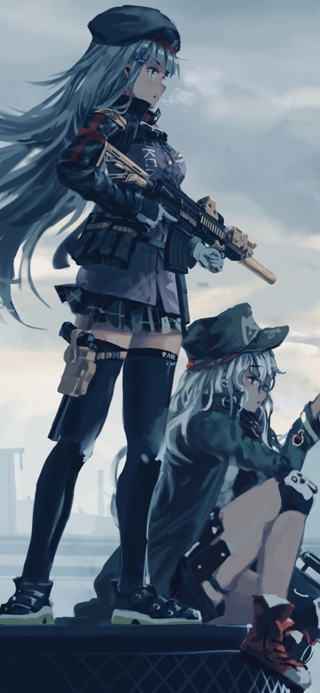 1080x2340 G11 and HK416 Girls Frontline  Resolution, Phone