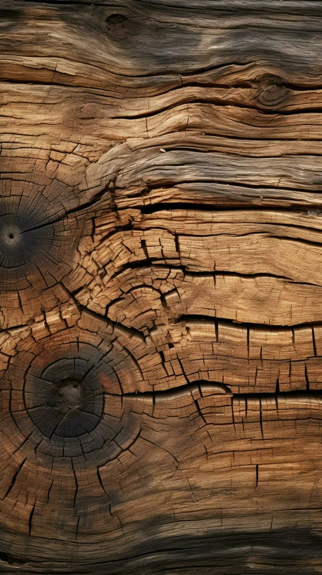 1100x1960 Rustic bark wood texture, ideal, Phone