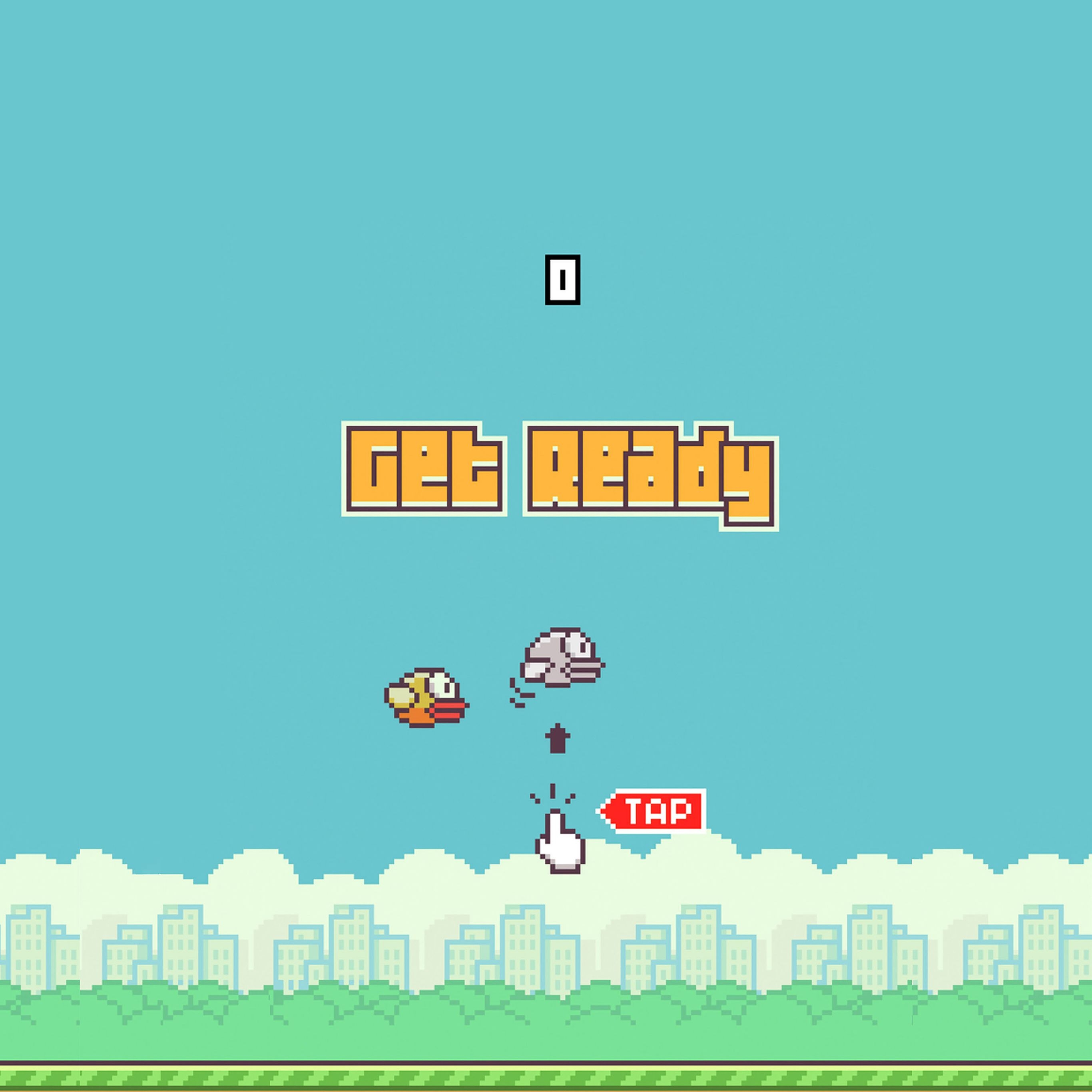 2740x2740 Damn Flappy Bird Game, Phone