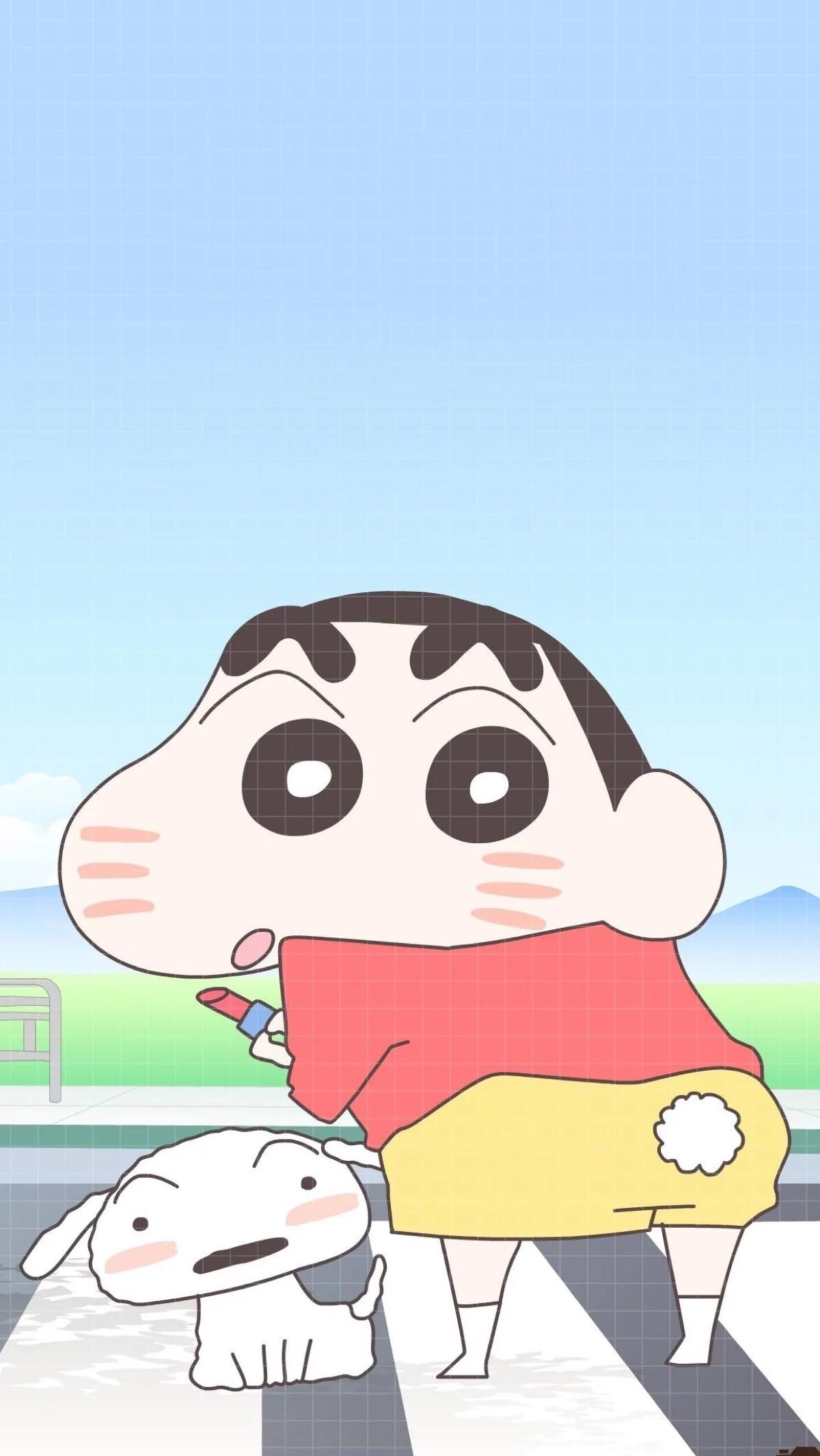 1200x2140 Shinchan Wallpaper, Phone