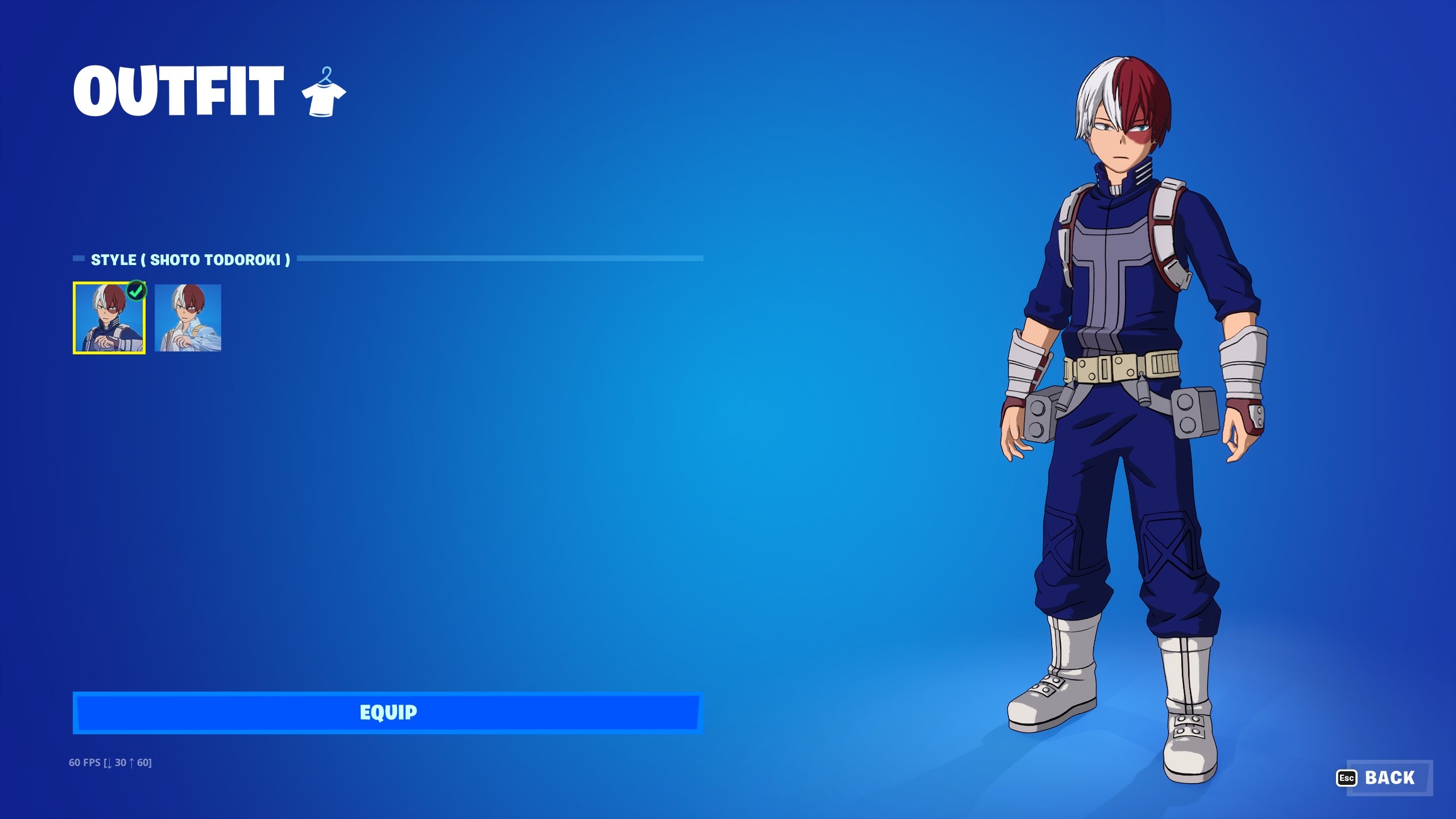 2560x1440 Shoto Todoroki Fortnite wallpaper, Desktop