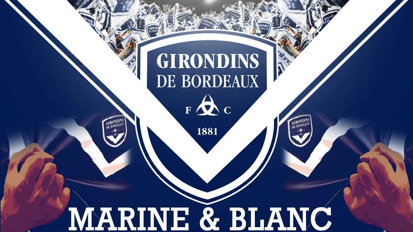 1370x770 FC Girondins de Bordeaux Symbol -Logo Brands For Free HD 3D, Desktop