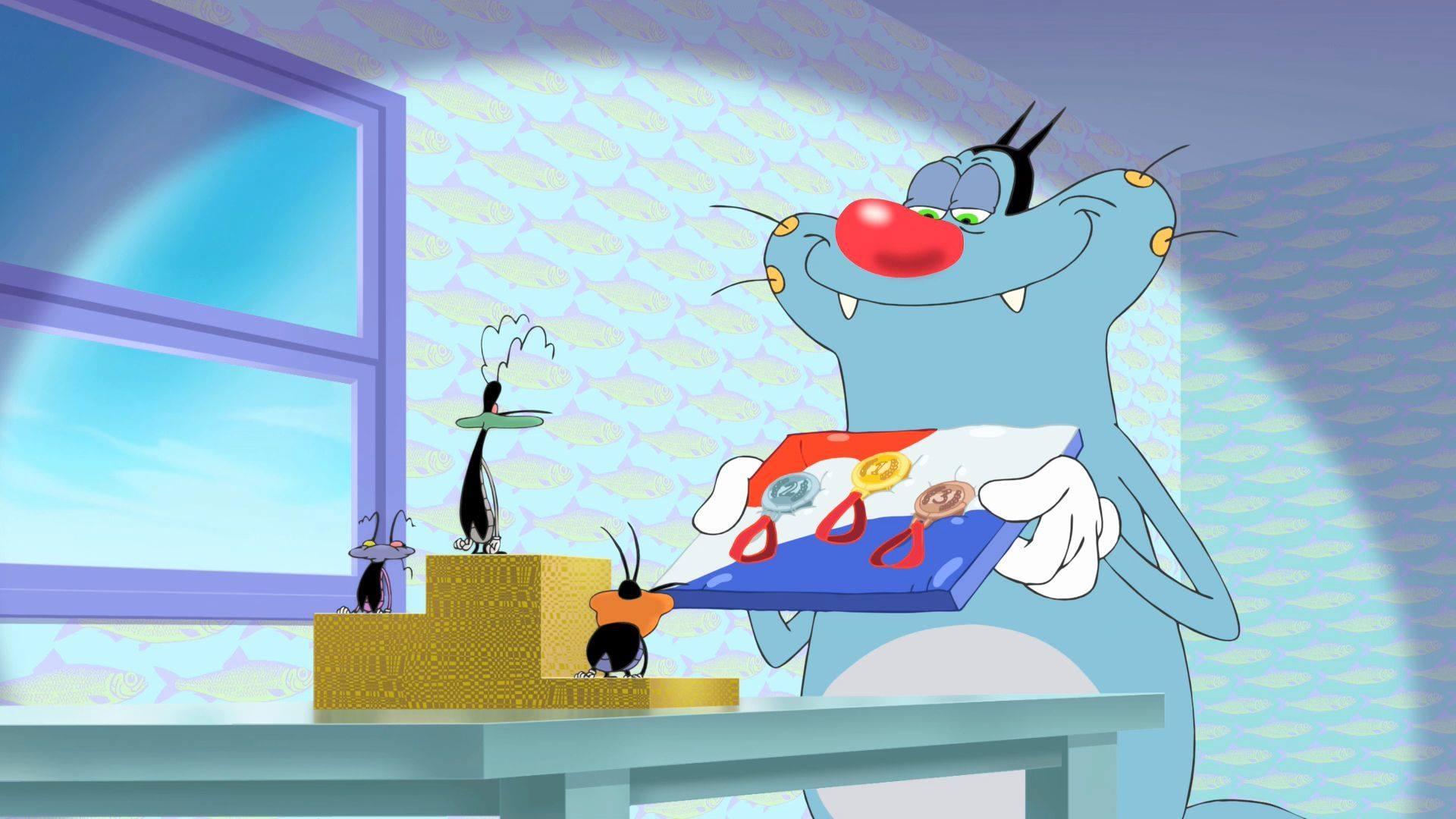1920x1080 Oggy and The Cockroaches Cartoon HD Wallpaper, Desktop