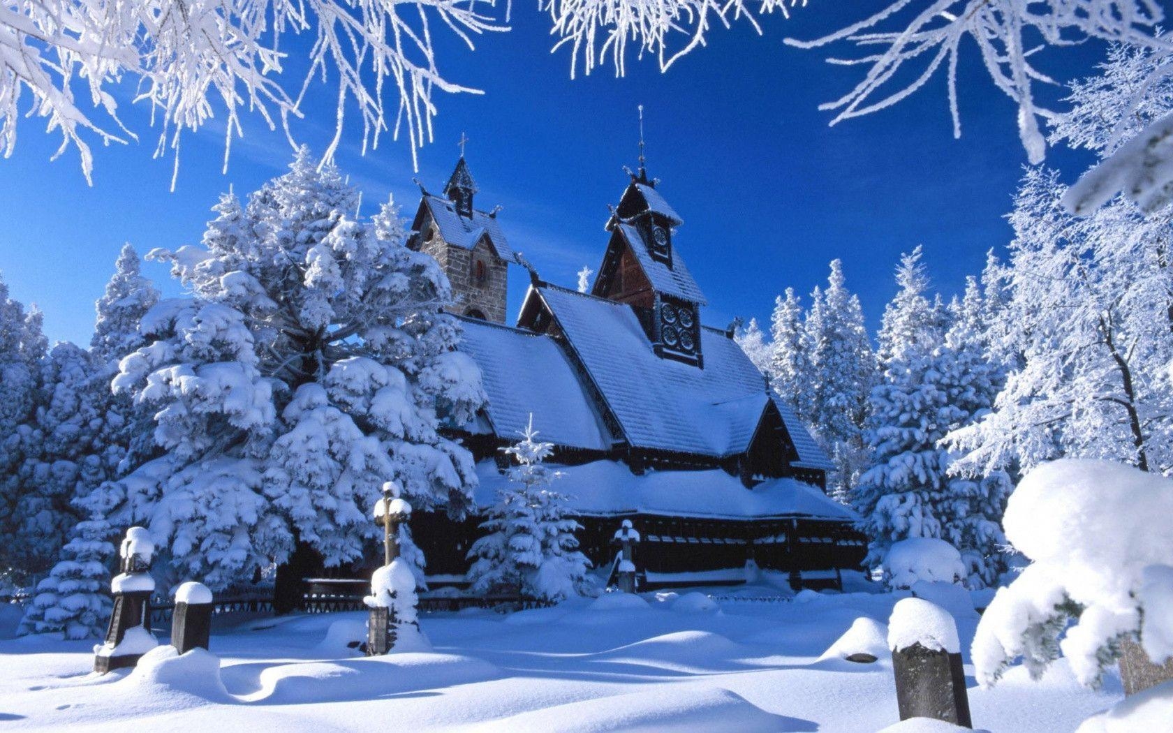 1680x1050 Snow House desktop wallpaper and, Desktop