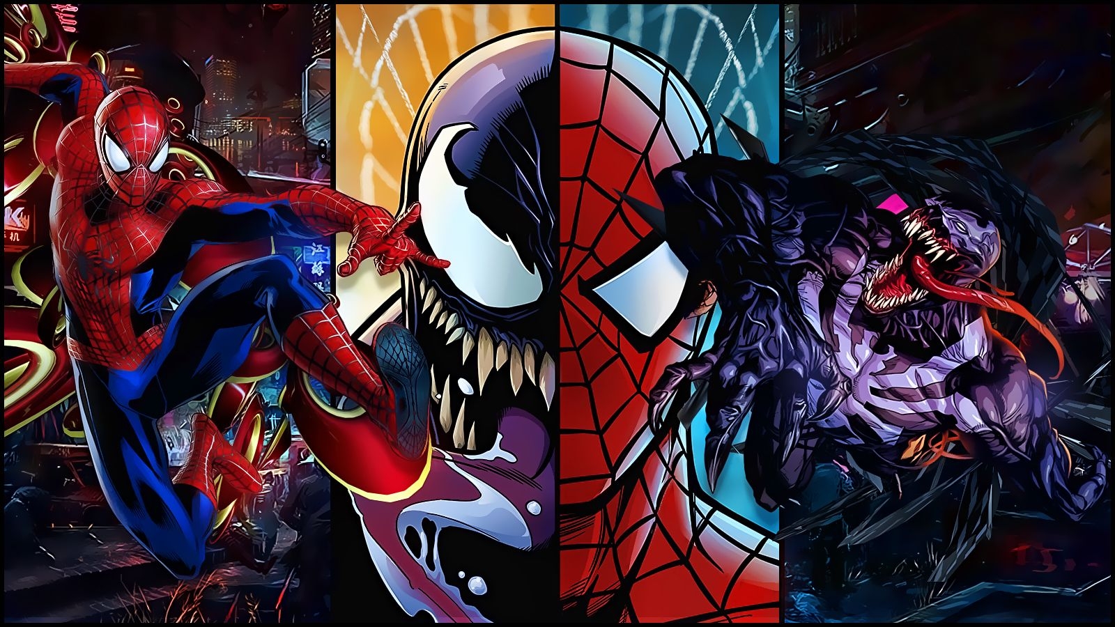 1600x900 Spider Man Venom Background, Desktop