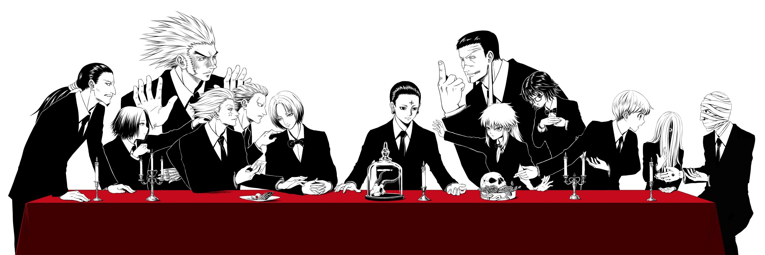 3000x1000 Nobunaga Hazama x Hunter Anime Image Board, Dual Screen