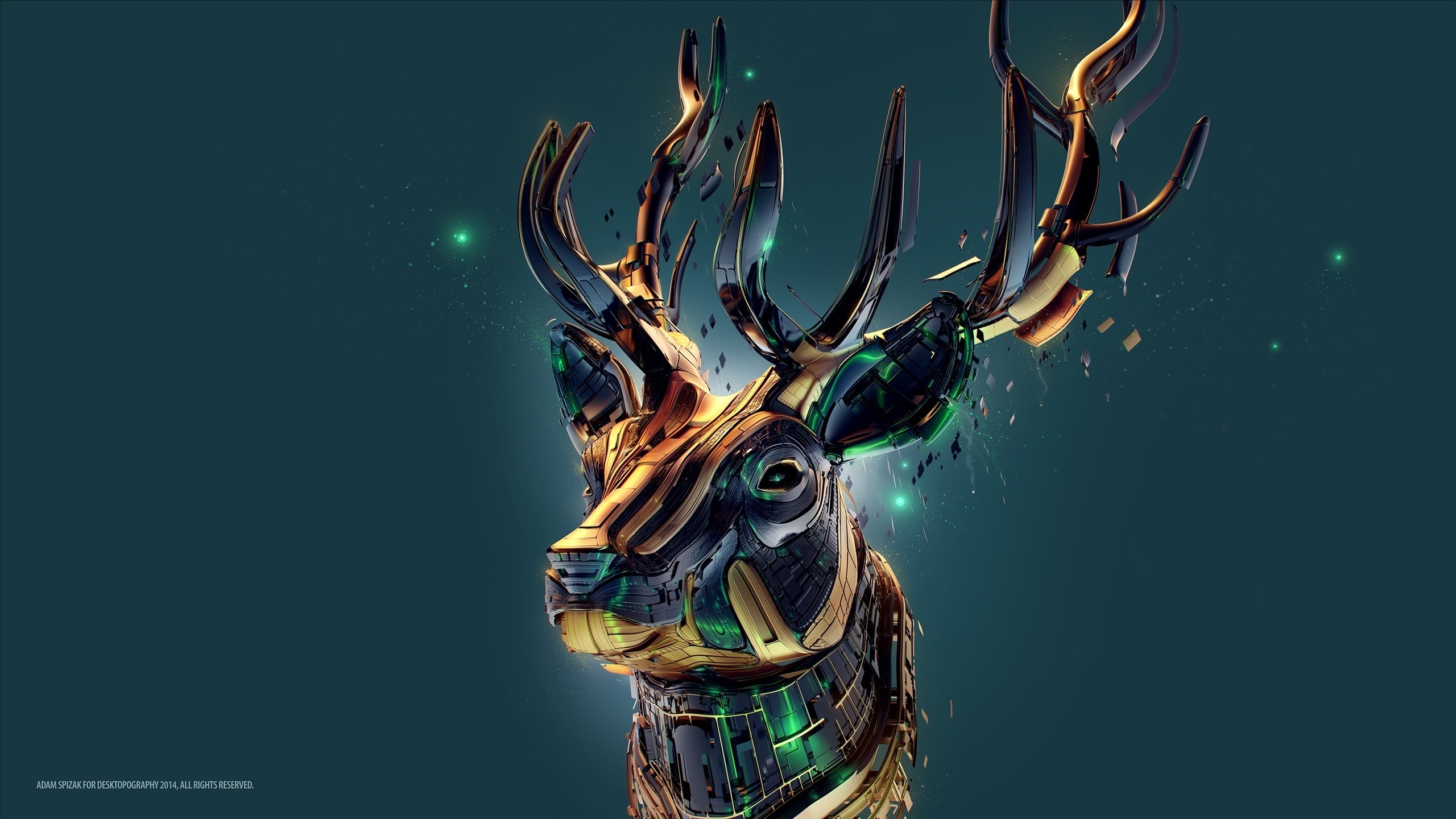 2560x1440 deer wallpaper 28, Desktop