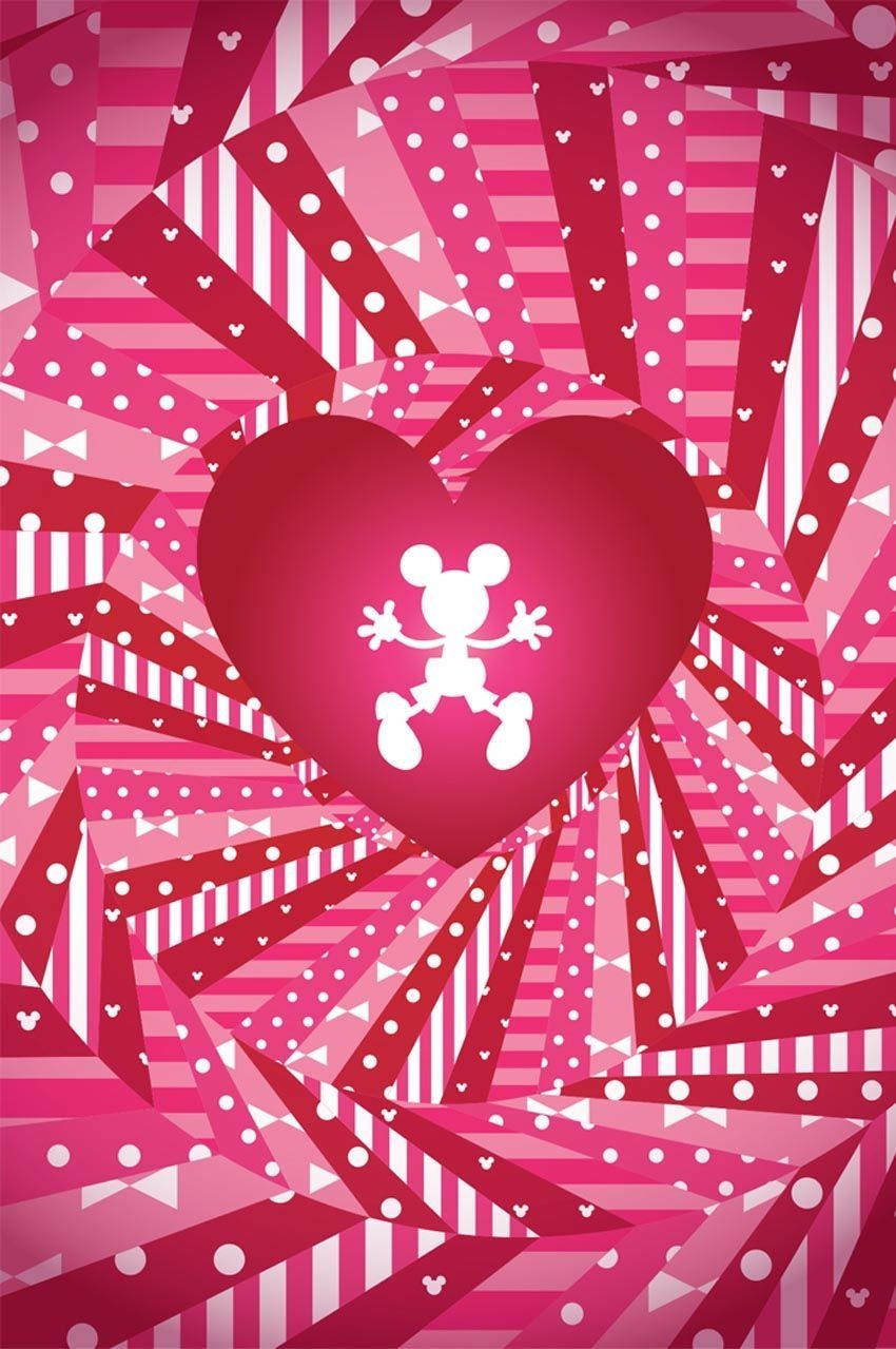 850x1280 Happy Valentine's Day. Disney Insider. Valentines wallpaper, Disney valentines, Valentines day background, Phone