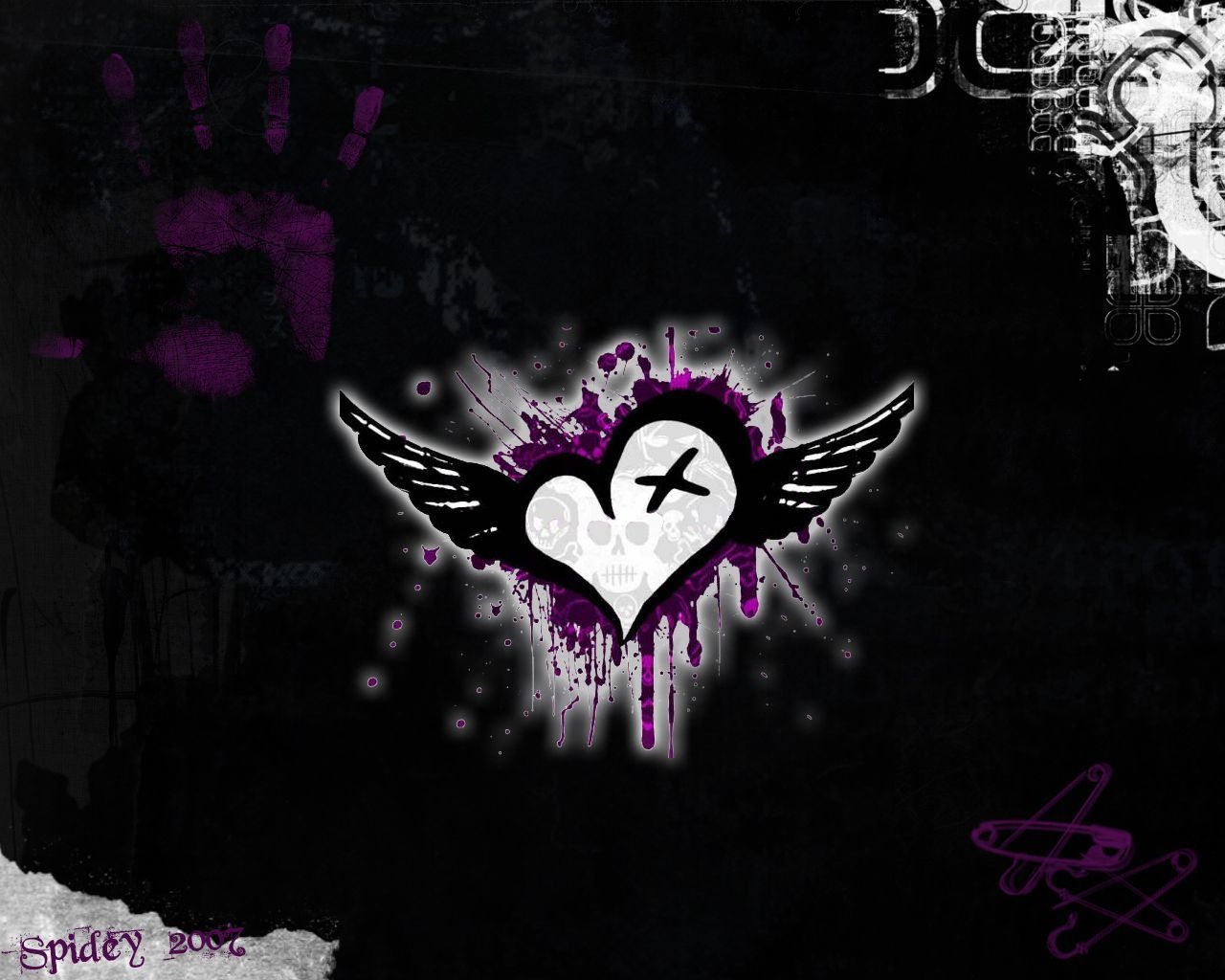 1280x1030 Emo Purple Wallpaper Free Emo Purple Background, Desktop