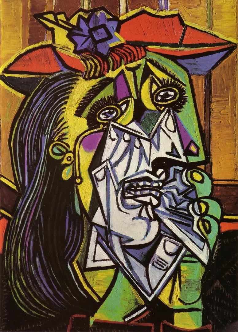 780x1080 Weeping Woman 1937 Picasso Wallpaper Image, Phone