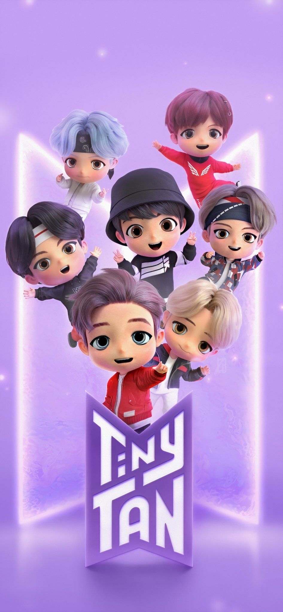 950x2050 Bts wallpaper, Bts chibi, Cute wallpaper, Phone