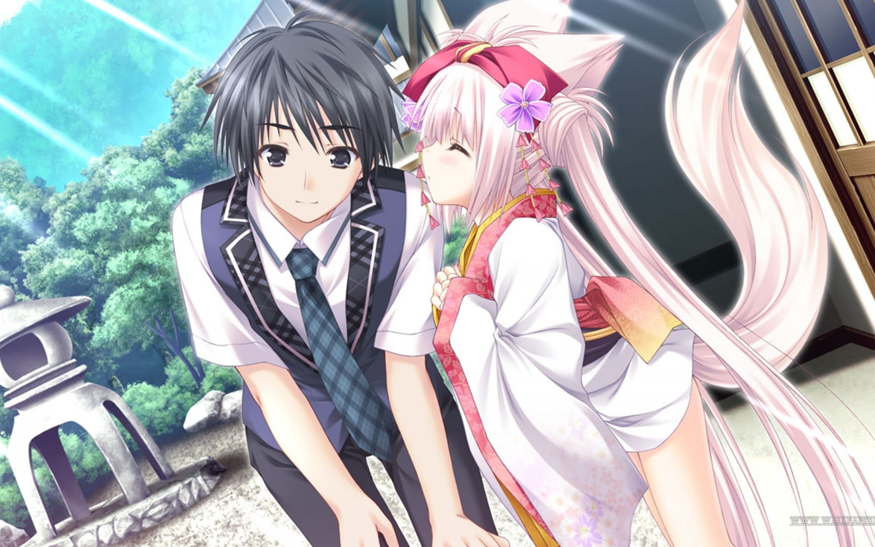 2880x1800 Cute Anime Couple wallpaper, Desktop