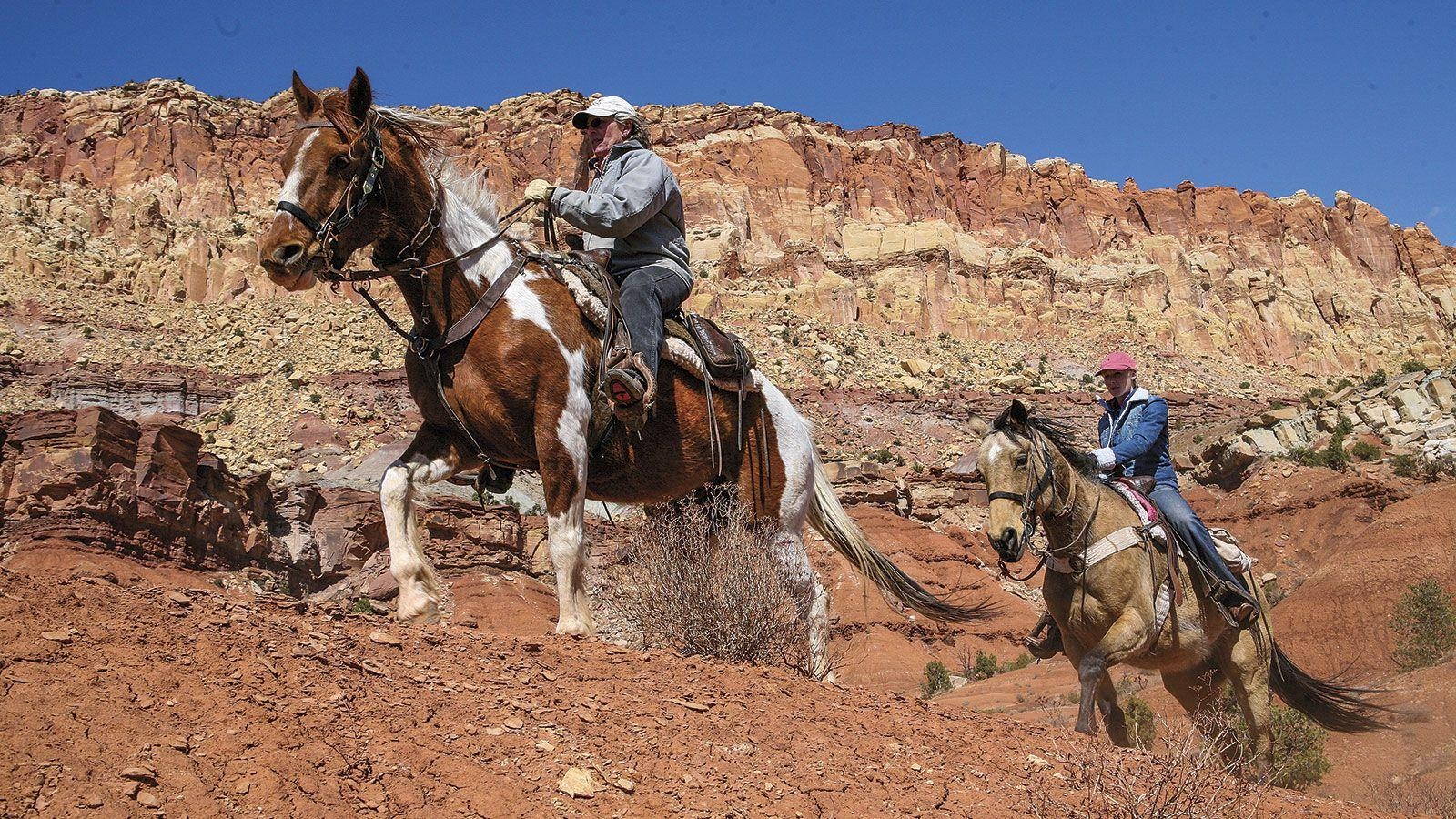 1600x900 Riding Capitol Reef, Desktop