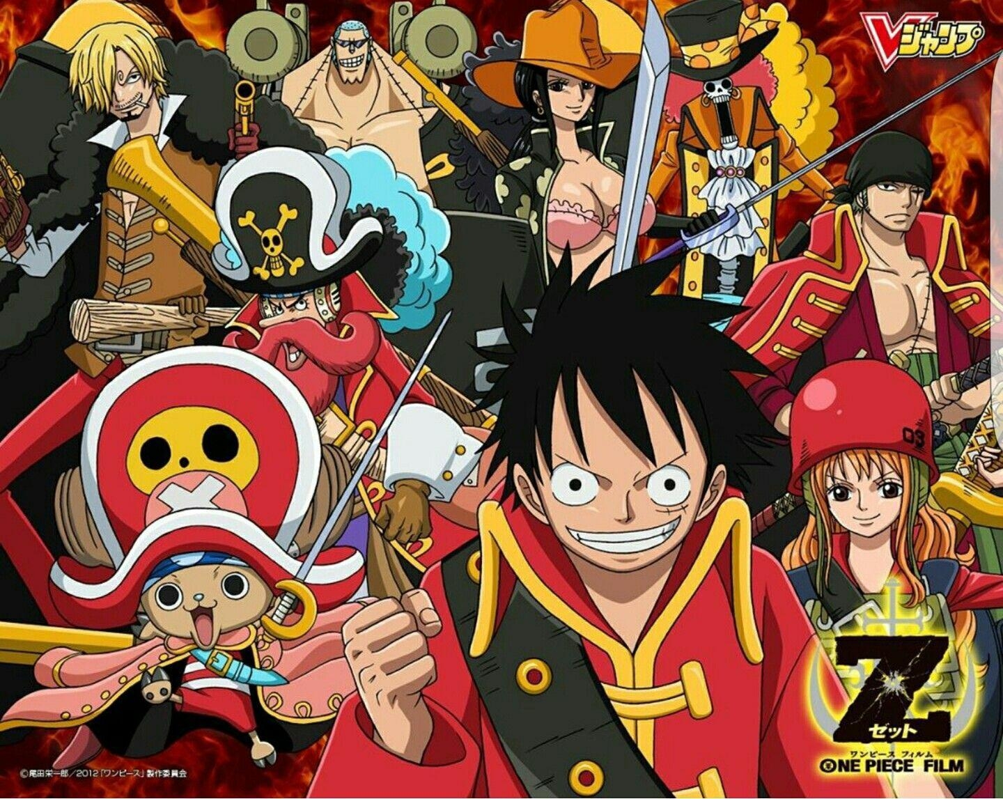 1440x1150 Straw Hat Crew, Mugiwara, Luffy, Sanji, Zoro, Robin, Chopper, Desktop