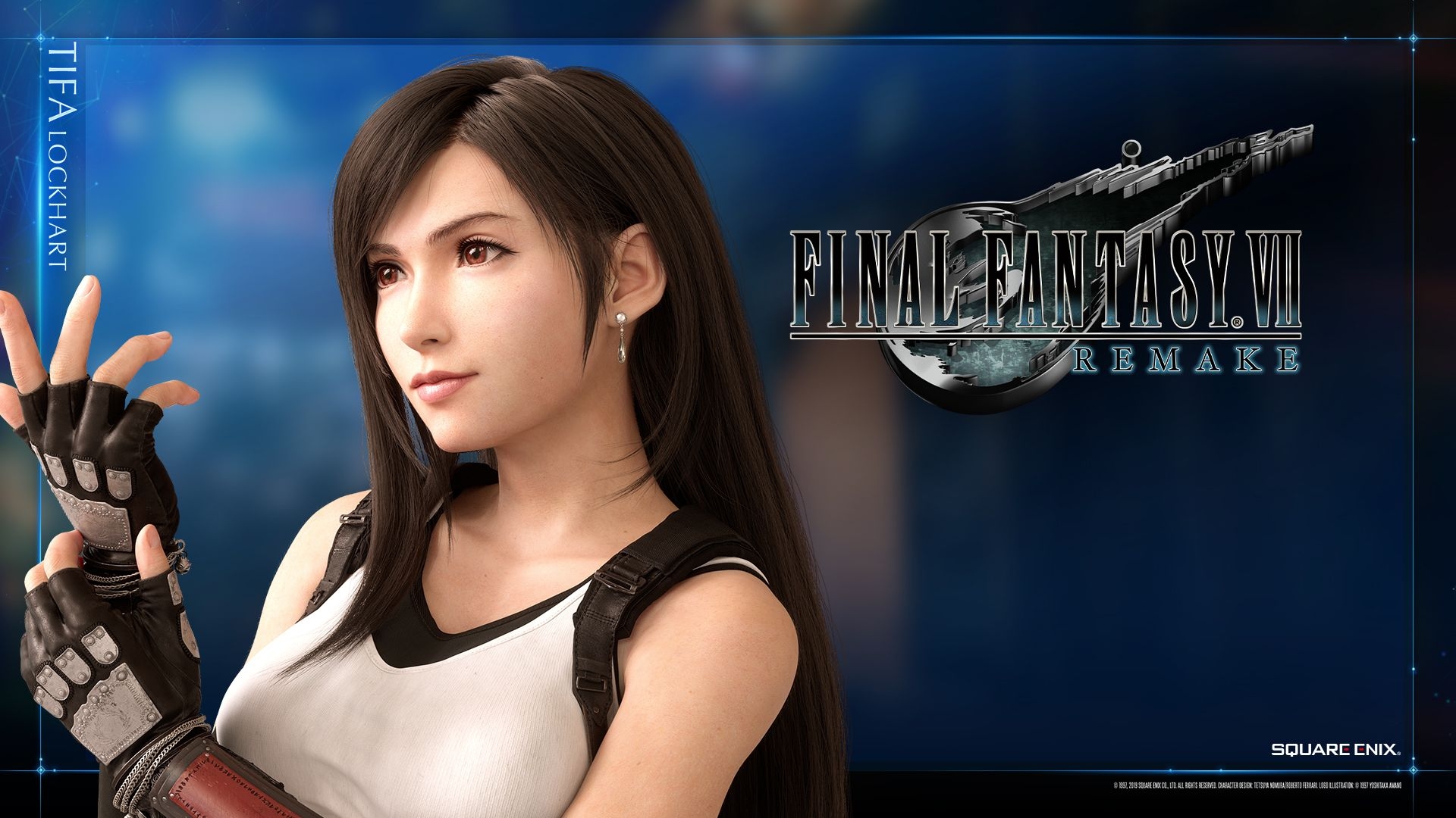 1920x1080 Final Fantasy VII Remake Official Wallpaper of Tifa Lockhart, Desktop