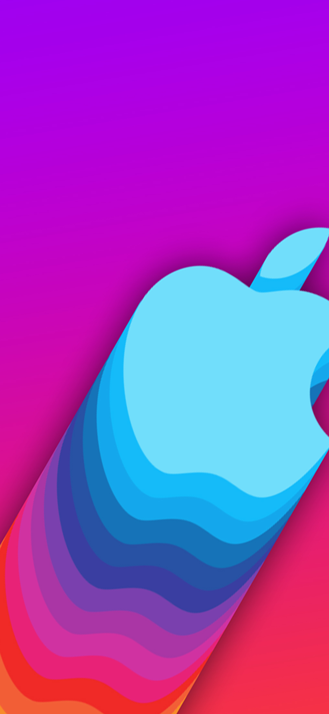 1130x2440 Apple Logo Material 8k iPhone XS, iPhone iPhone X HD 4k Wallpaper, Image, Background, Photo and Picture, Phone