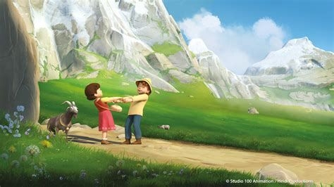 480x270 Cartoon Mountain Path, Desktop