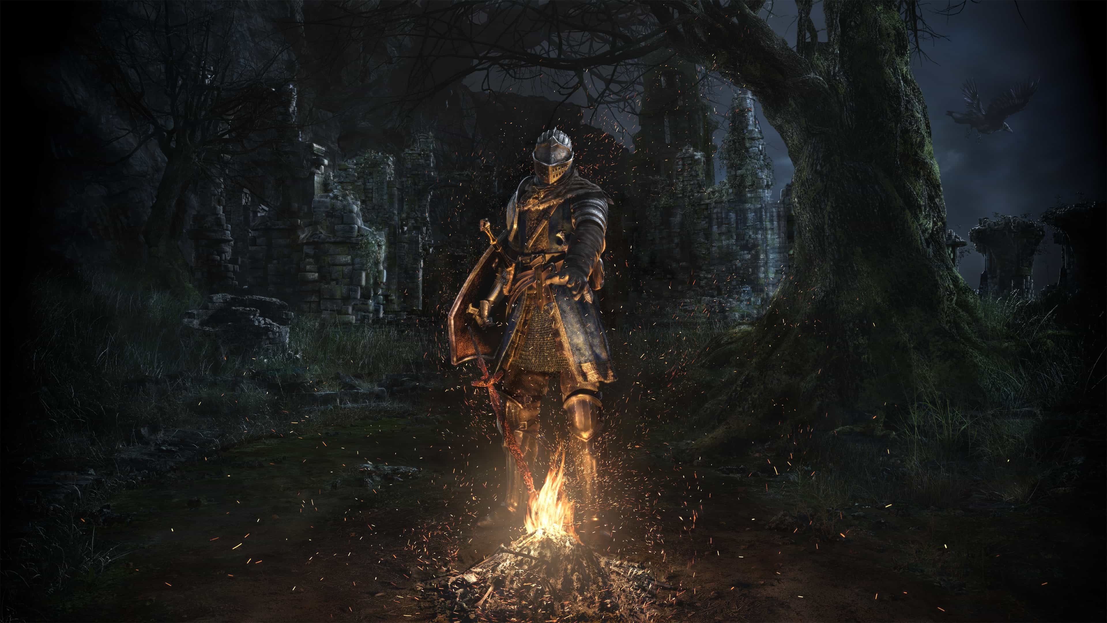 3840x2160 Dark Souls Remastered Fire UHD 4K Wallpaper, Desktop