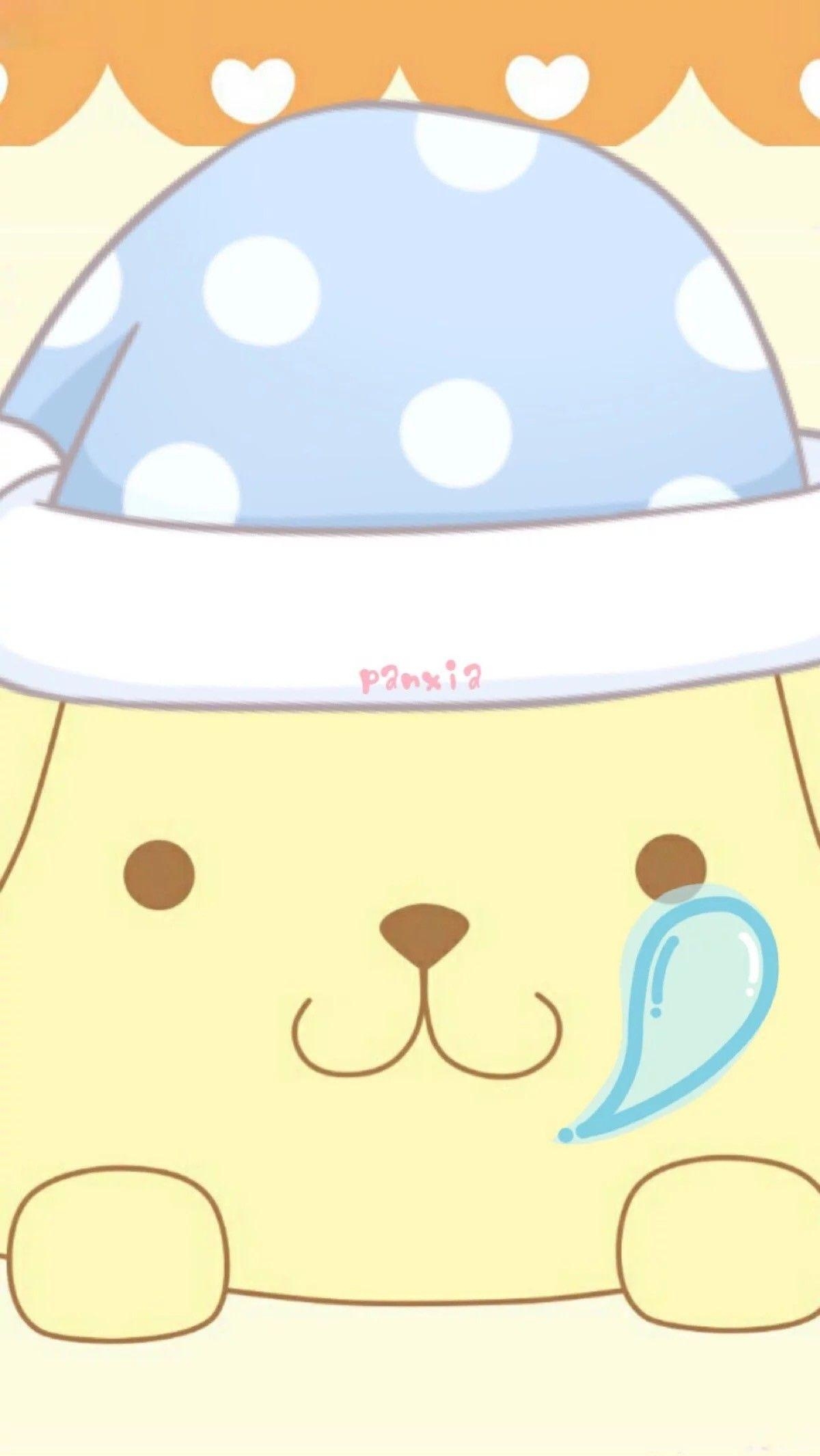 1200x2130 Sanrio Pom Pom Purin and Macaron Wallpaper, Phone