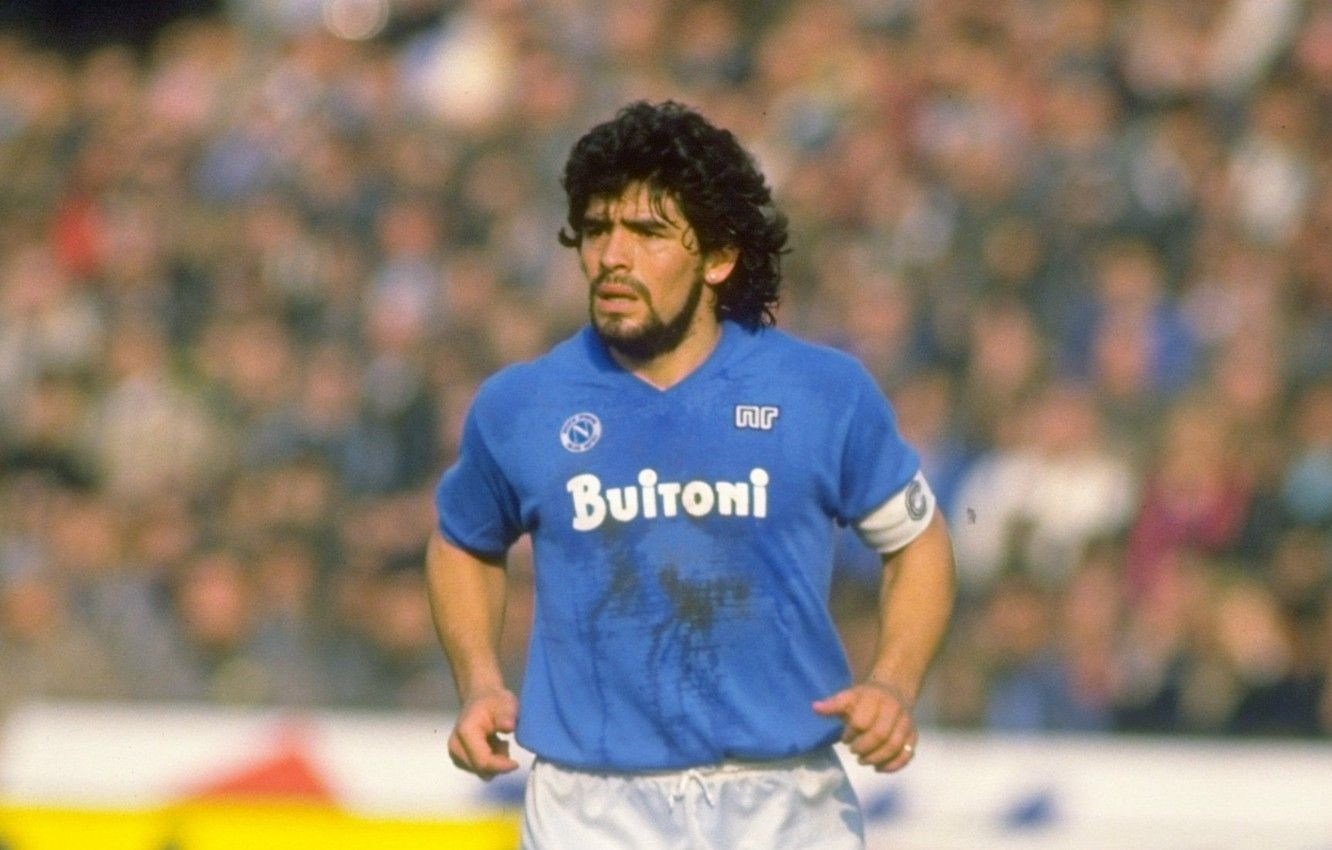 1340x850 Wallpaper captain, Napoli, Azzurri, Diego Armando Maradona, Buitoni image for desktop, section спорт, Desktop